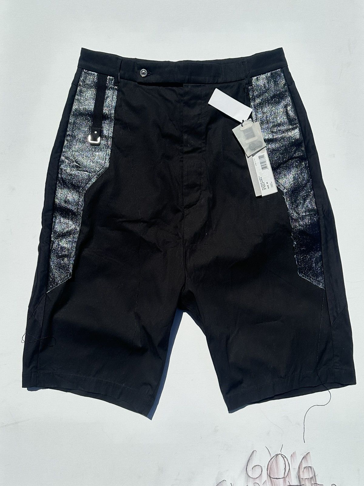 Image of Rick Owens Ss19 “Babel” Karloff Shorts in Black, Men's (Size 36)