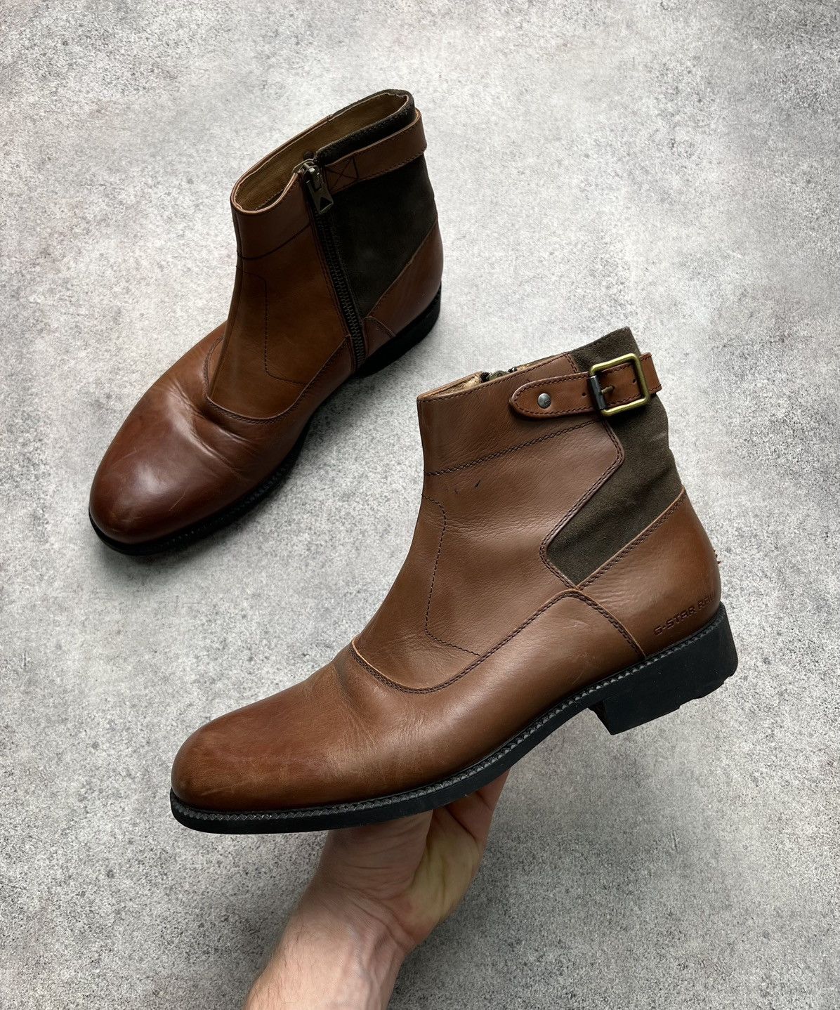 G-Star G Star Raw belted ankle boots Size US 8 / EU 41 - 1 Thumbnail