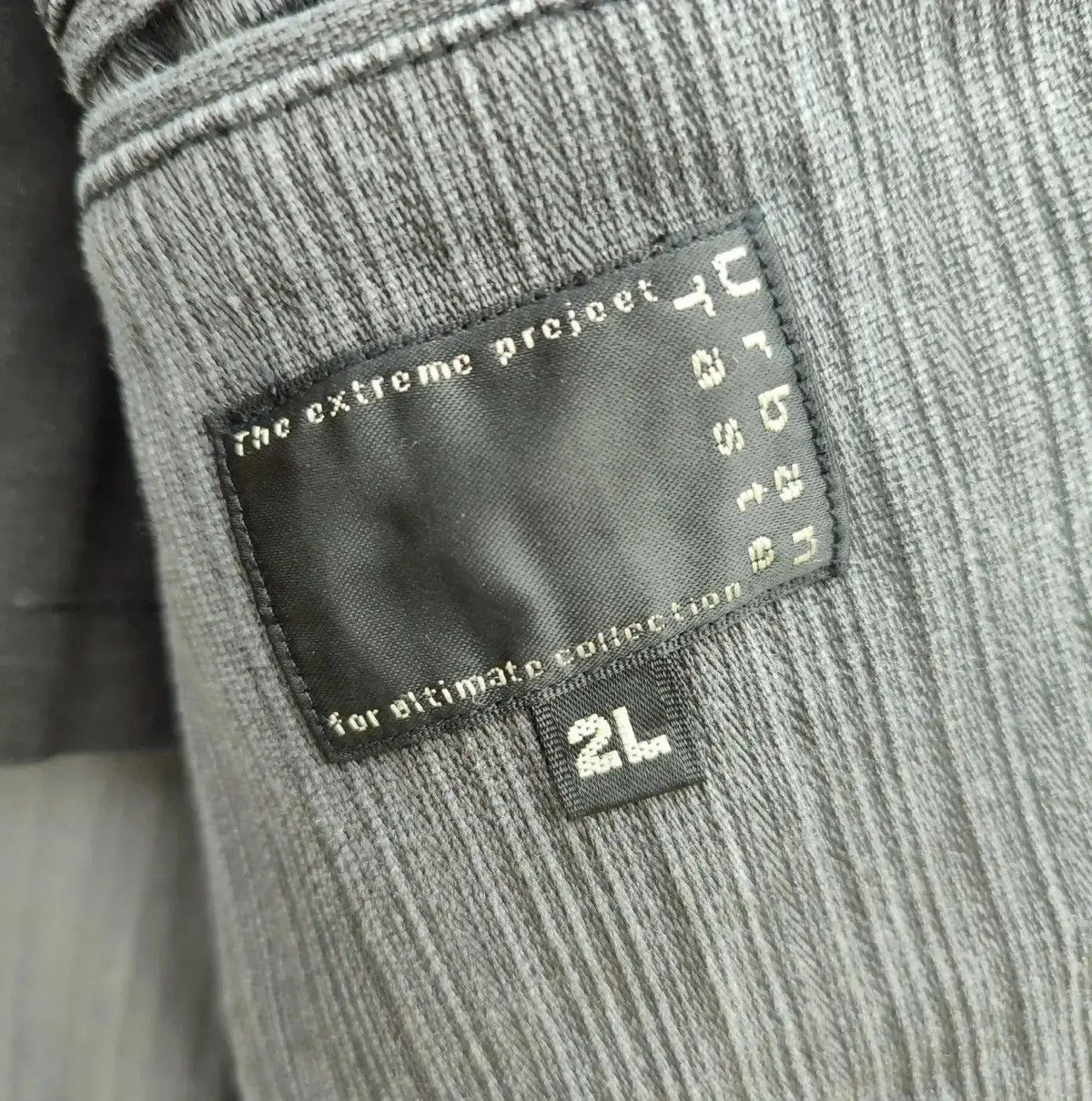 Designer × Japanese Brand Urban Taste Gray Pinstripe Workwear Jacket (Size 2L) Size US L / EU 52-54 / 3 - 14 Thumbnail