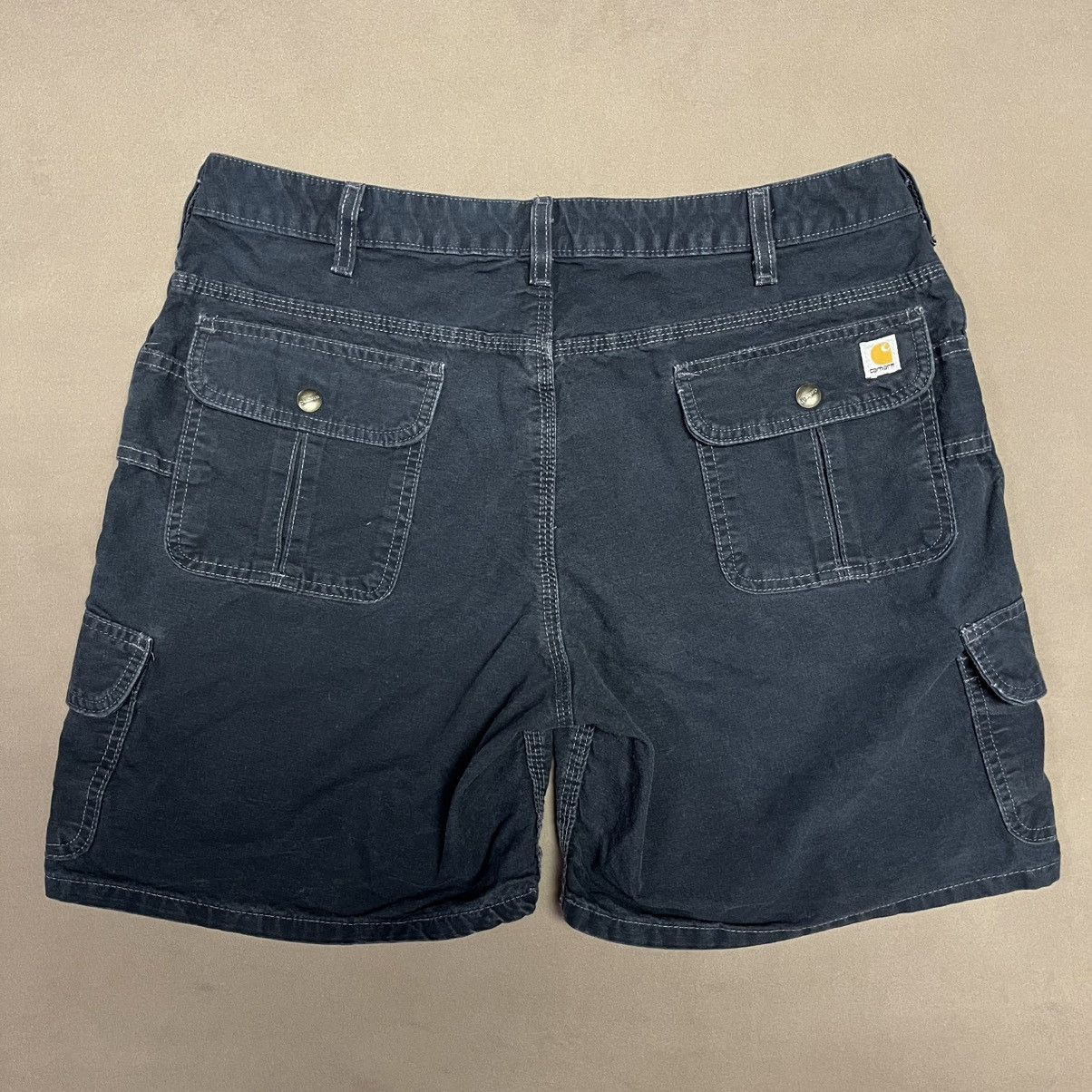Carhartt × Vintage Vintage 90 Carhartt Cargo Shorts Canvas Workwear - Womens 14 Size 36" / US 14 / IT 50 - 3 Thumbnail