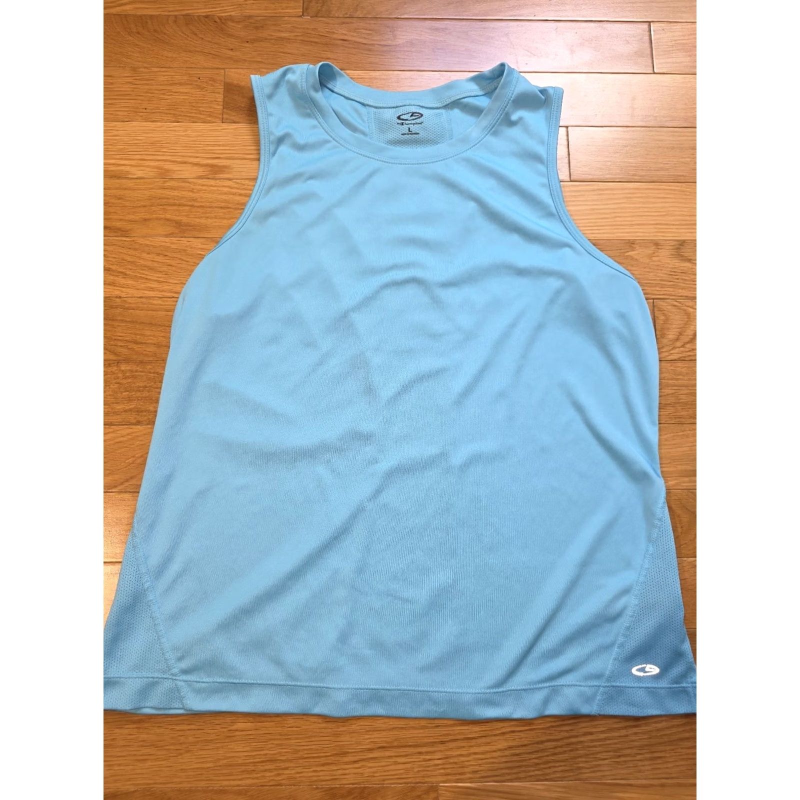Champion Champion Tank Top Womens Large Blue Scoop Neck Sleeveless Workout Casual Ladies Size L / US 10 / IT 46 - 6 Thumbnail