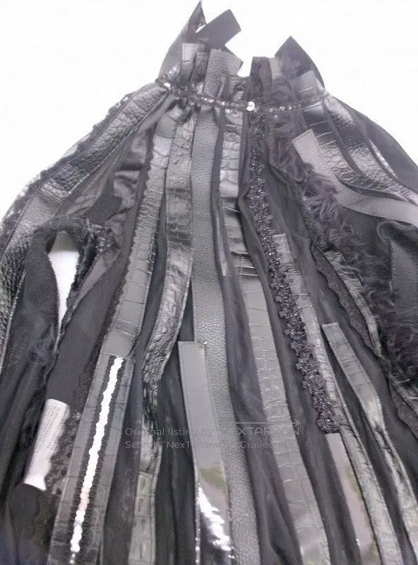 Comme des Garcons Comme des Garcons Black fringed design dress Size XS / US 0-2 / IT 36-38 - 4 Thumbnail