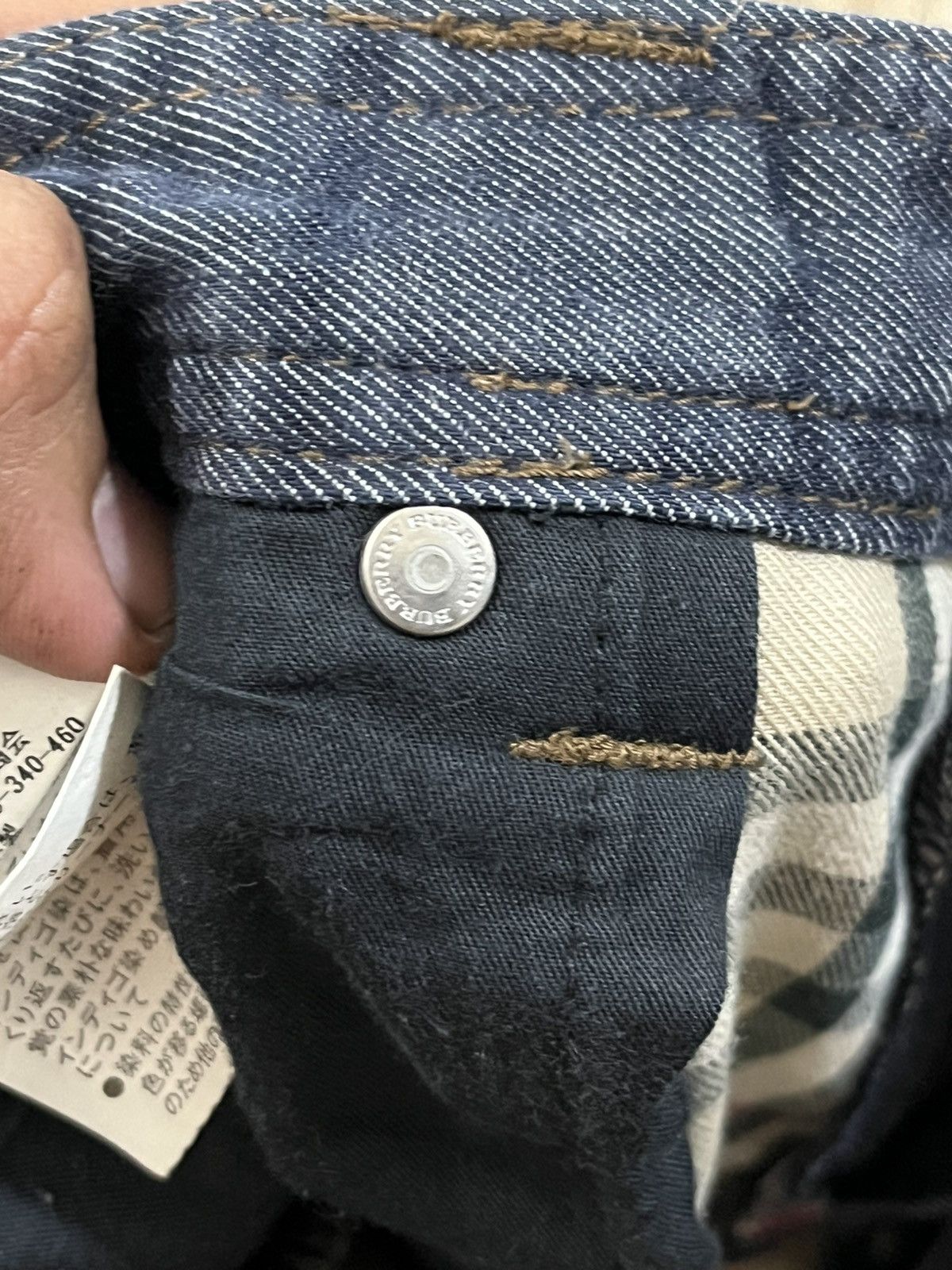 14th Addiction × Burberry Vintage Burberry London BLack Maria Denim Size US 34 / EU 50 - 15 Thumbnail