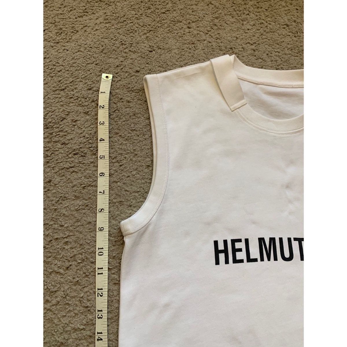 Helmut Lang HELMUT LANG POET TEXT LOGO MUSCLE TANK TOP Size US M / EU 48-50 / 2 - 18 Thumbnail