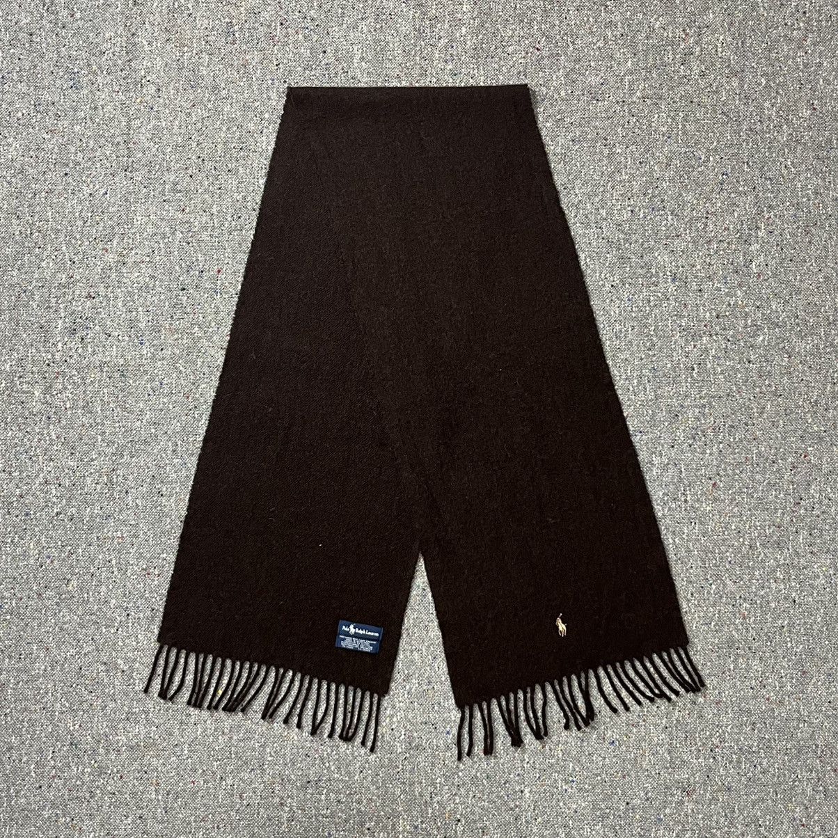 Polo Ralph Lauren Vintage Polo Ralph Lauren Nutmeg/Brown Lambswool Scarf Size ONE SIZE - 7 Thumbnail