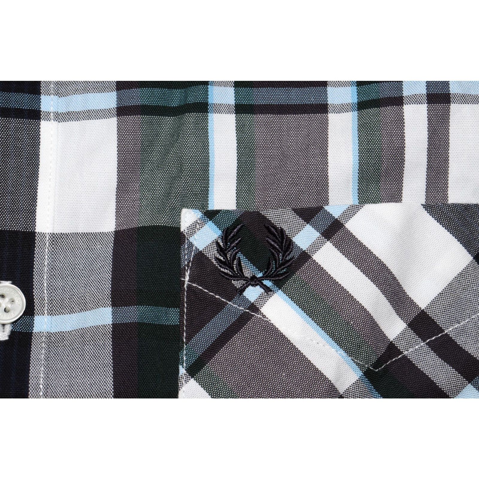 Fred Perry FRED PERRY Large Check Long-Sleeved Shirt Button Down M5524 Size Men's Medium Size US M / EU 48-50 / 2 - 3 Thumbnail
