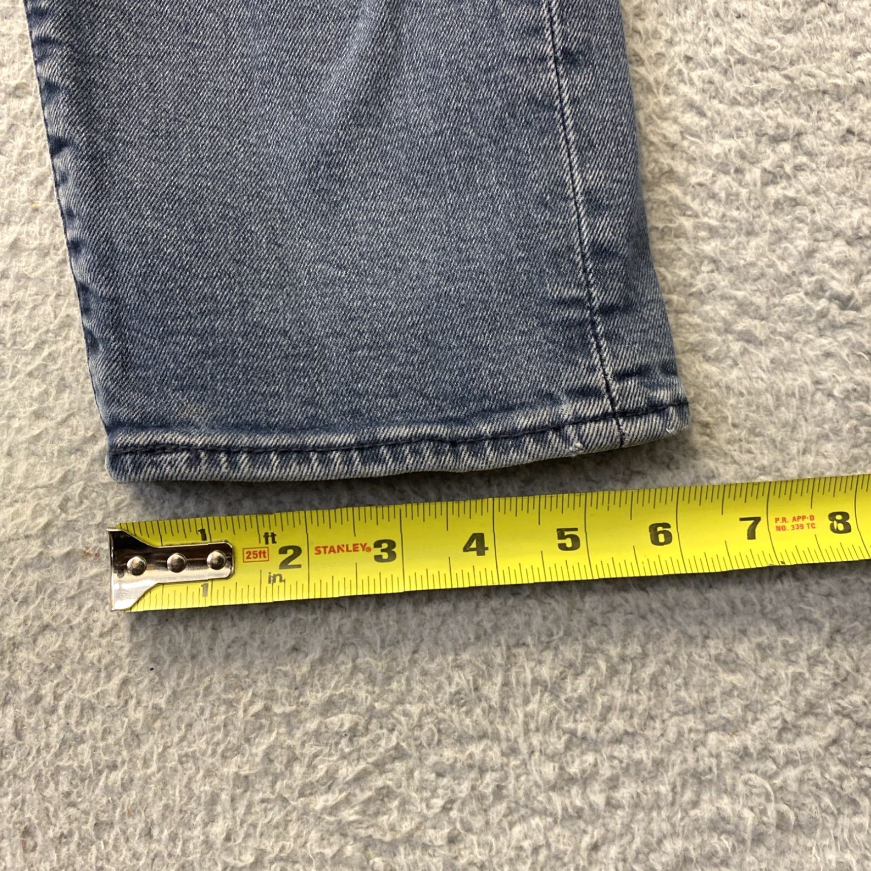 Levi's LEVIS 502 Premium Big E Stretch Jeans Blue Denim Men's 30x32 / 129-20 Size US 30 / EU 46 - 6 Thumbnail