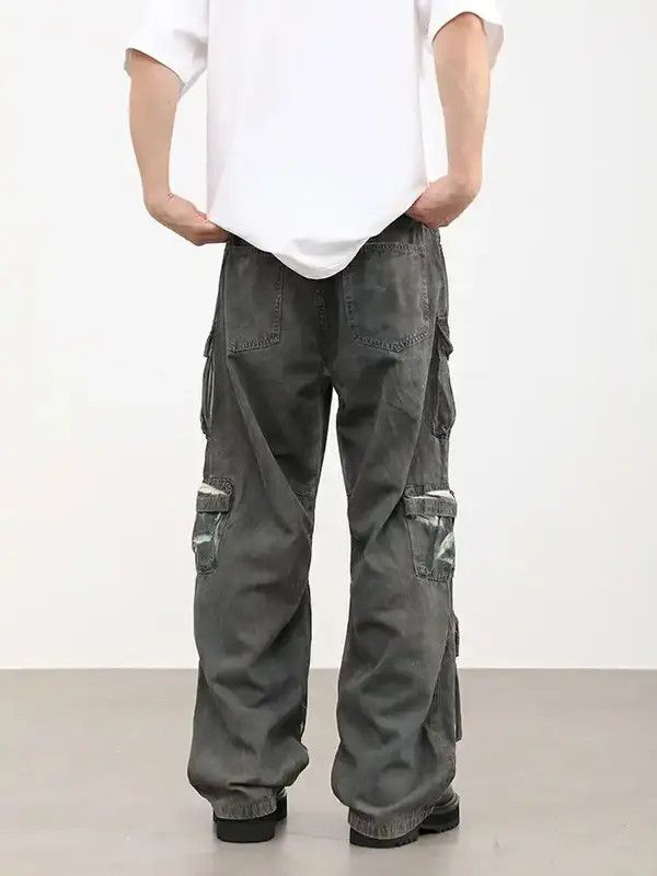 VIBE faded y2k hiphop cargo baggy jeans Size US 32 / EU 48 - 3 Thumbnail