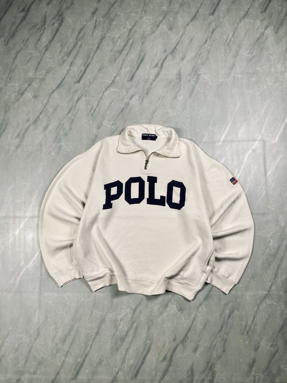 Polo Ralph Lauren Grail 90s Polo Sport Mariana Island Boxy Quarter Zip Size US L / EU 52-54 / 3 - 1 Thumbnail