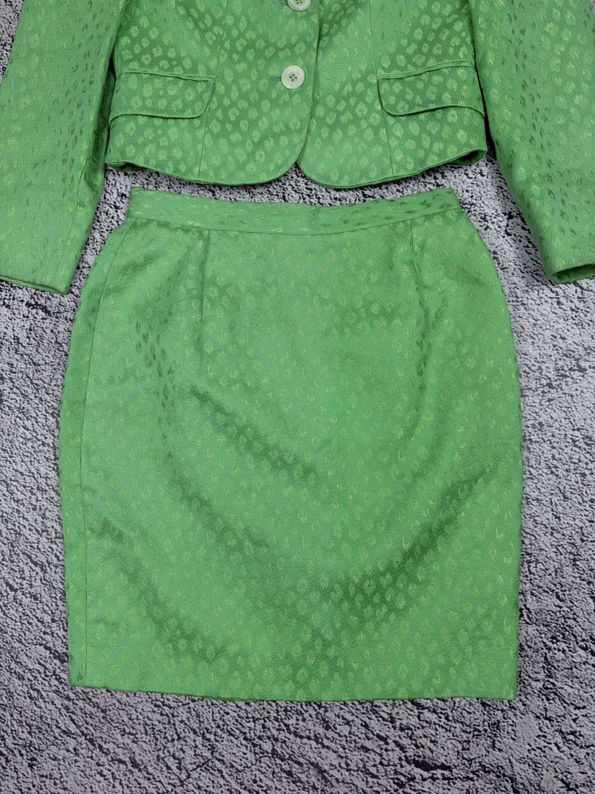 Versus Versace Vtg Versus Gianni Versace Mob Wife Skirt Suit 90s Archive Size 28" / US 6 / IT 42 - 3 Thumbnail