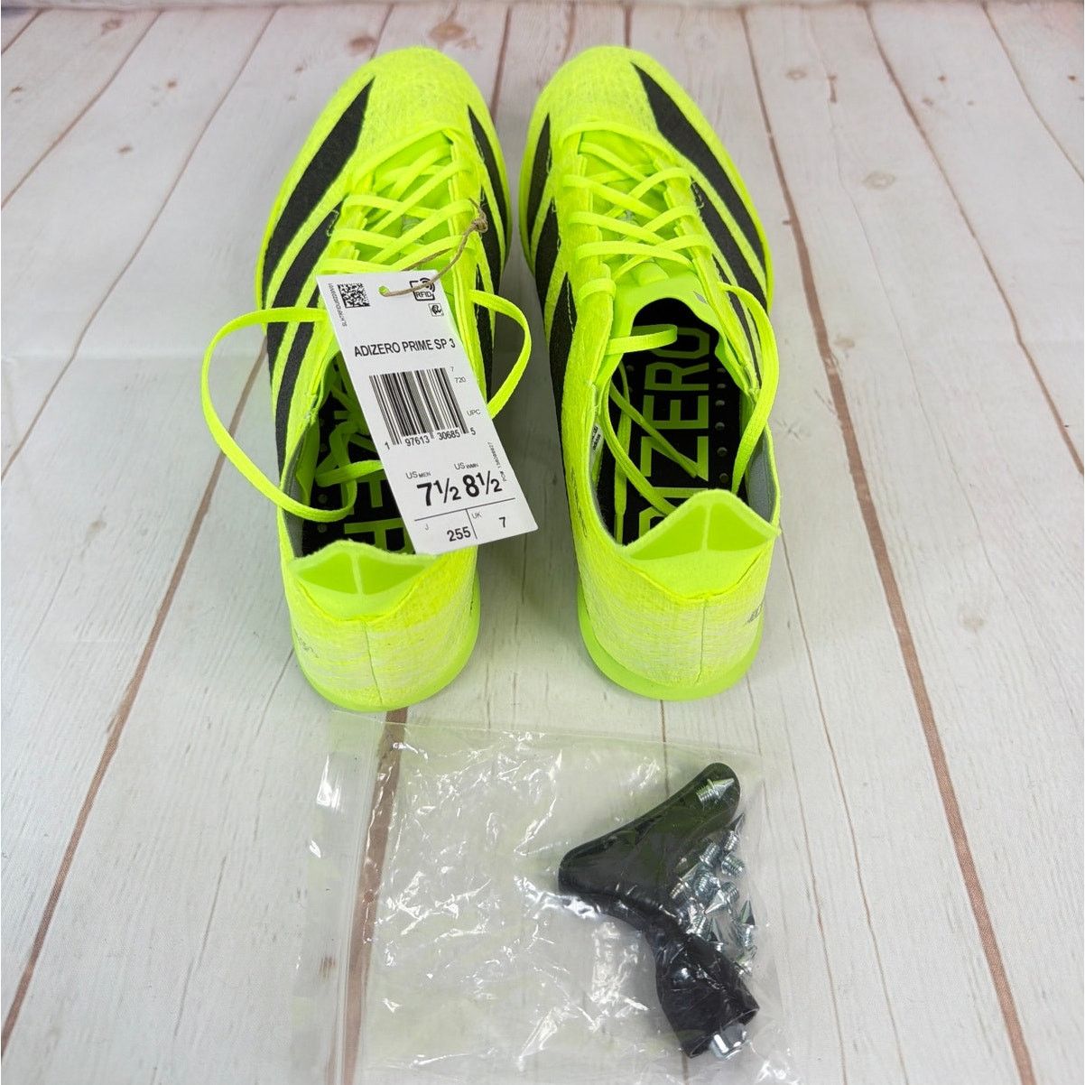 Adidas Adidas Adizero Prime SP 3 Strung Track Spikes Shoes Sz 7.5 Size US 7.5 / EU 40-41 - 7 Thumbnail