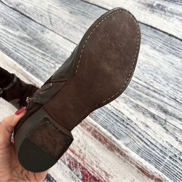 Vintage I.N.K. Shoes Vintage Brown Leather and Suede Western Style B Size US 7.5 / IT 37.5 - 11 Thumbnail