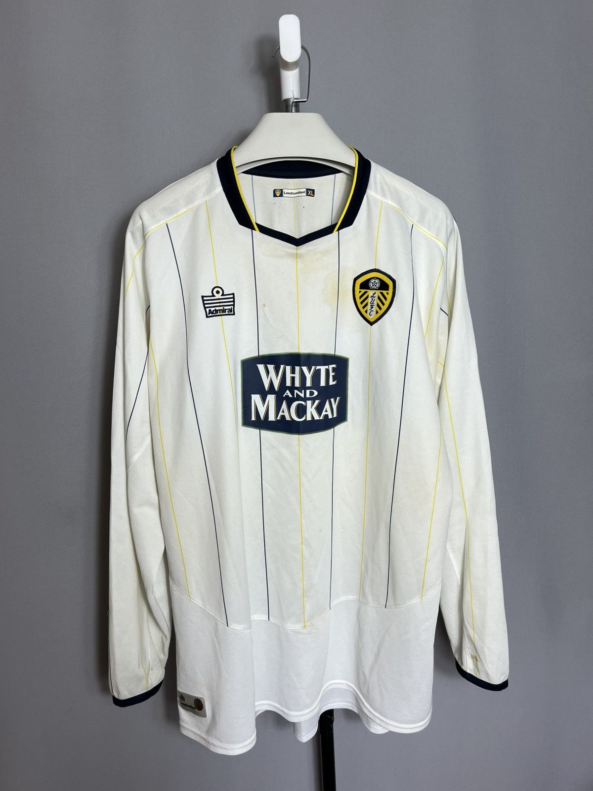Other Admiral Leeds United FC 2005/2006 Long Sleeve Home Shirt Men Size US XL / EU 56 / 4 - 1 Thumbnail