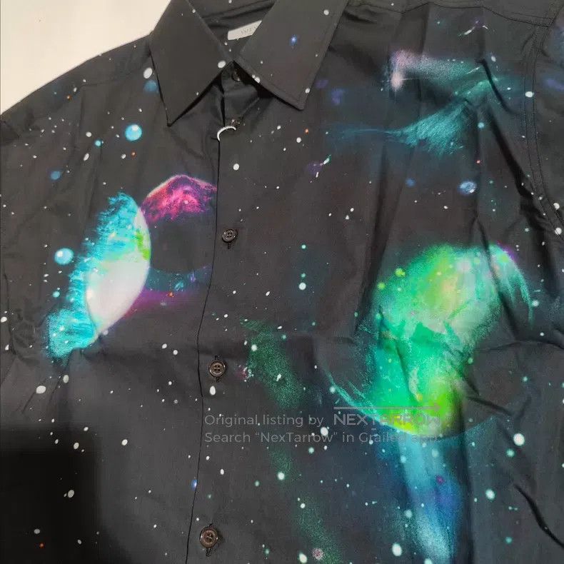 Valentino Valentino Cosmic Galaxy Shirt Size US XS / EU 42 / 0 - 3 Thumbnail