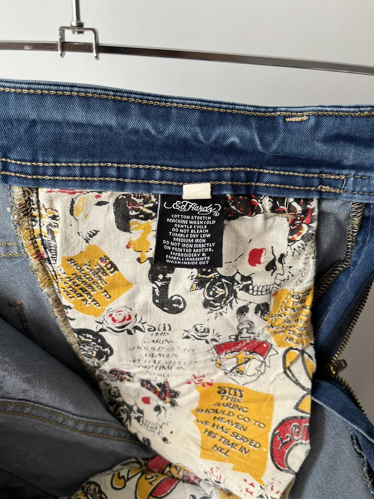 Ed Hardy Ed Hardy Vintage Jeans Size 32" / US 10 / IT 46 - 9 Thumbnail