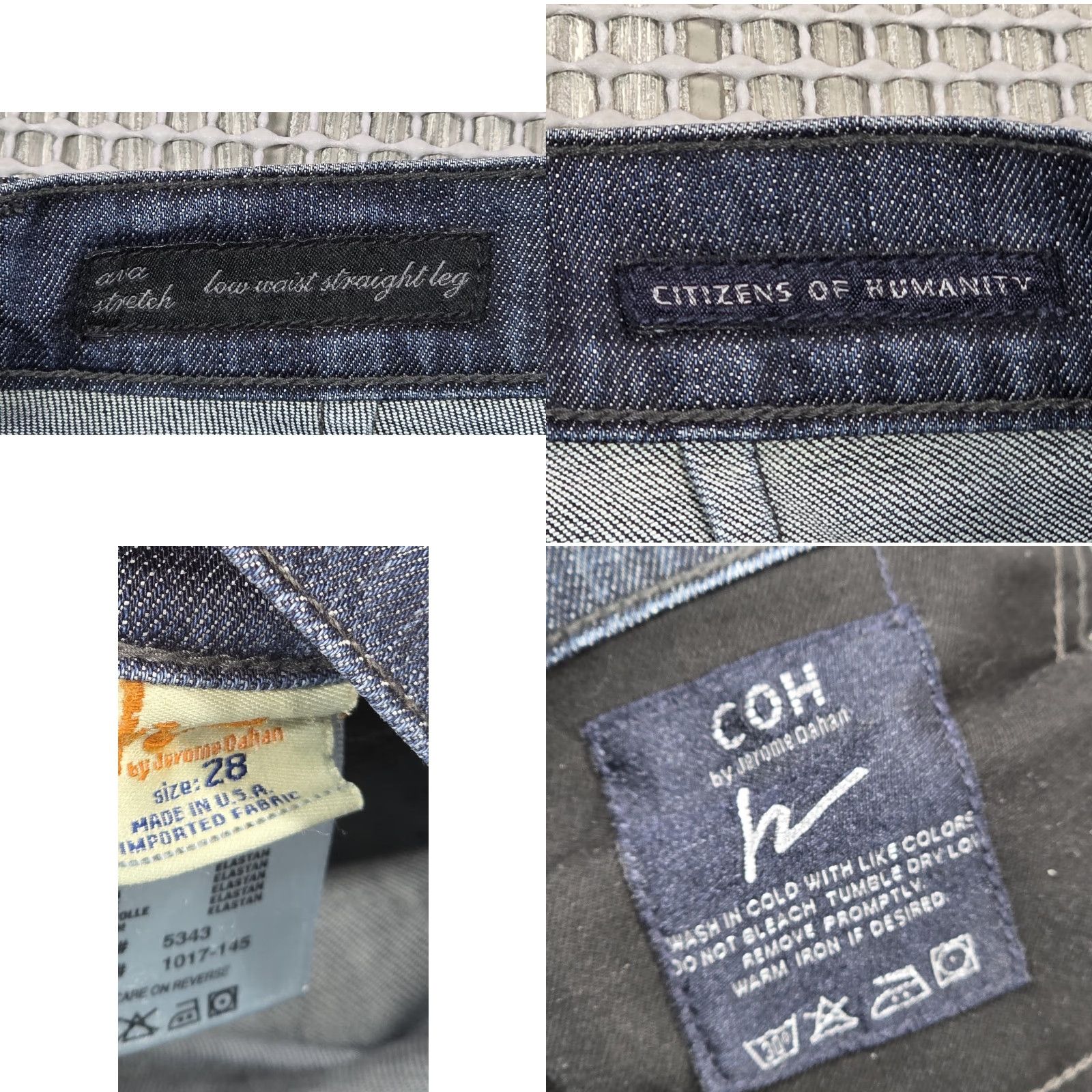 Citizens Of Humanity Citizens of Humanity Ava Jeans Women’s Regular Low Rise 28x30 Blue Denim 5-Pocket Stretch Straight Jeans Size 28" / US 6 / IT 42 - 8 Thumbnail
