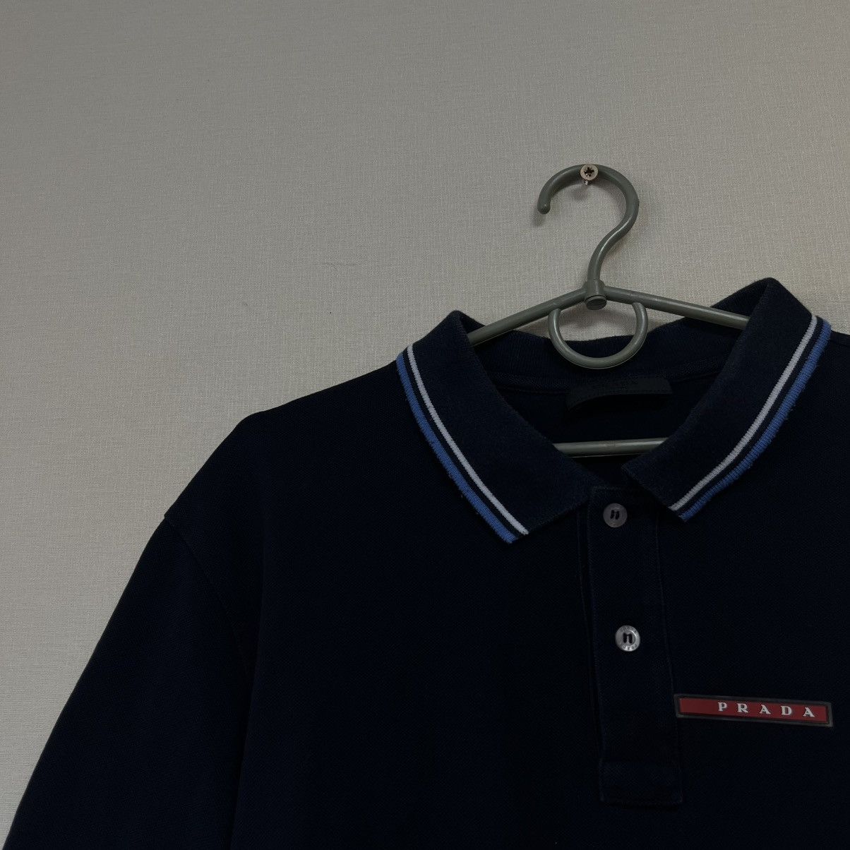 Prada Vintage Prada Polo T-Shirt Luxury Size US XXL / EU 58 / 5 - 3 Thumbnail