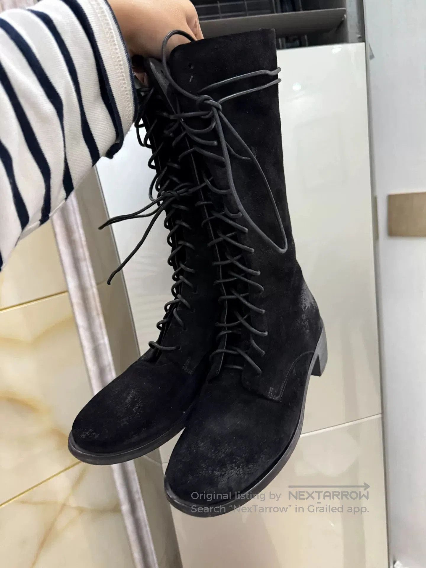 Marsell Marsell Suede Ankle Boots with Silver Accents. Size US 8 / IT 38 - 1 Thumbnail