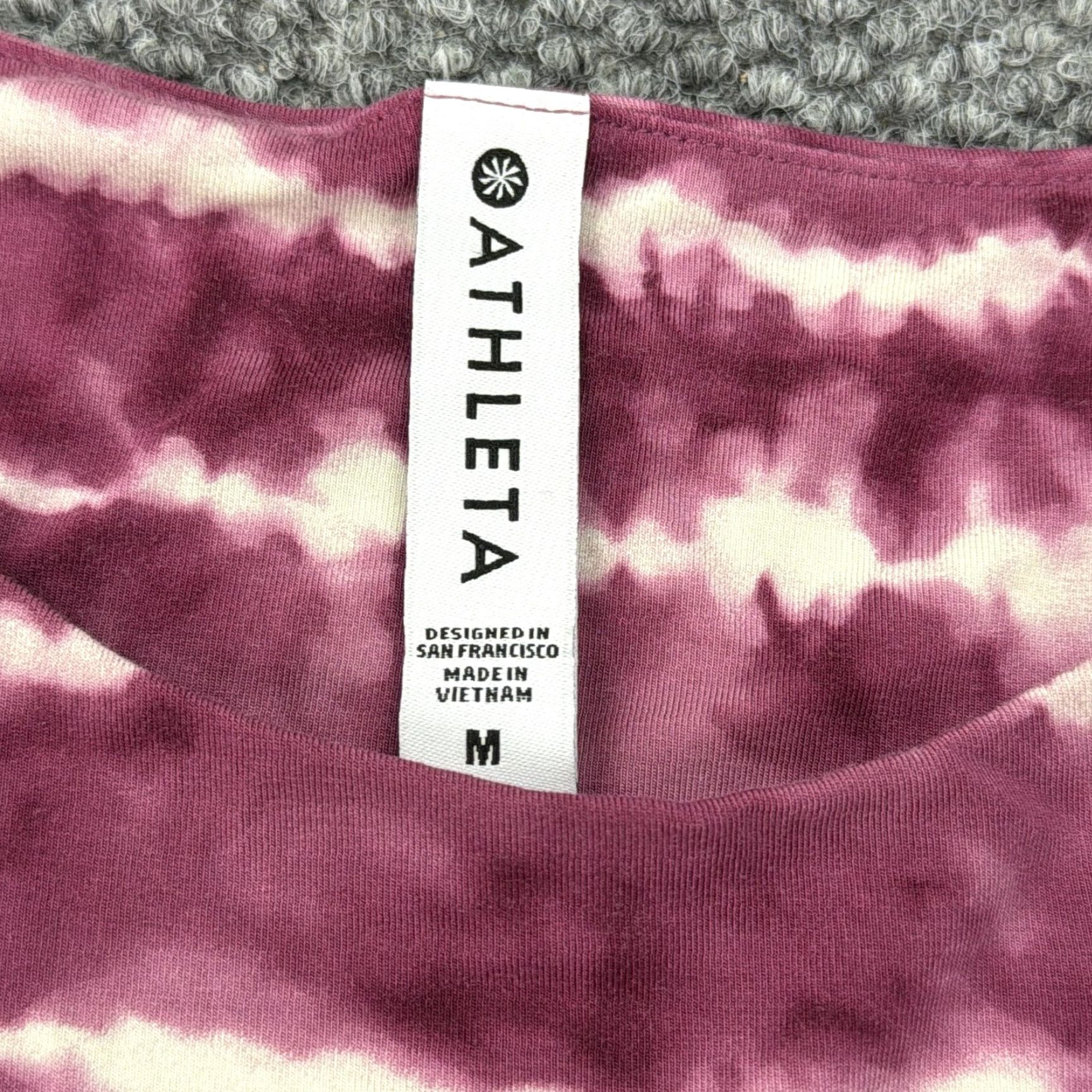 Athleta Athleta Dress Womens Medium Purple Tie Dye Sleeveless Modal Swing Tank Casual Size M / US 6-8 / IT 42-44 - 3 Thumbnail