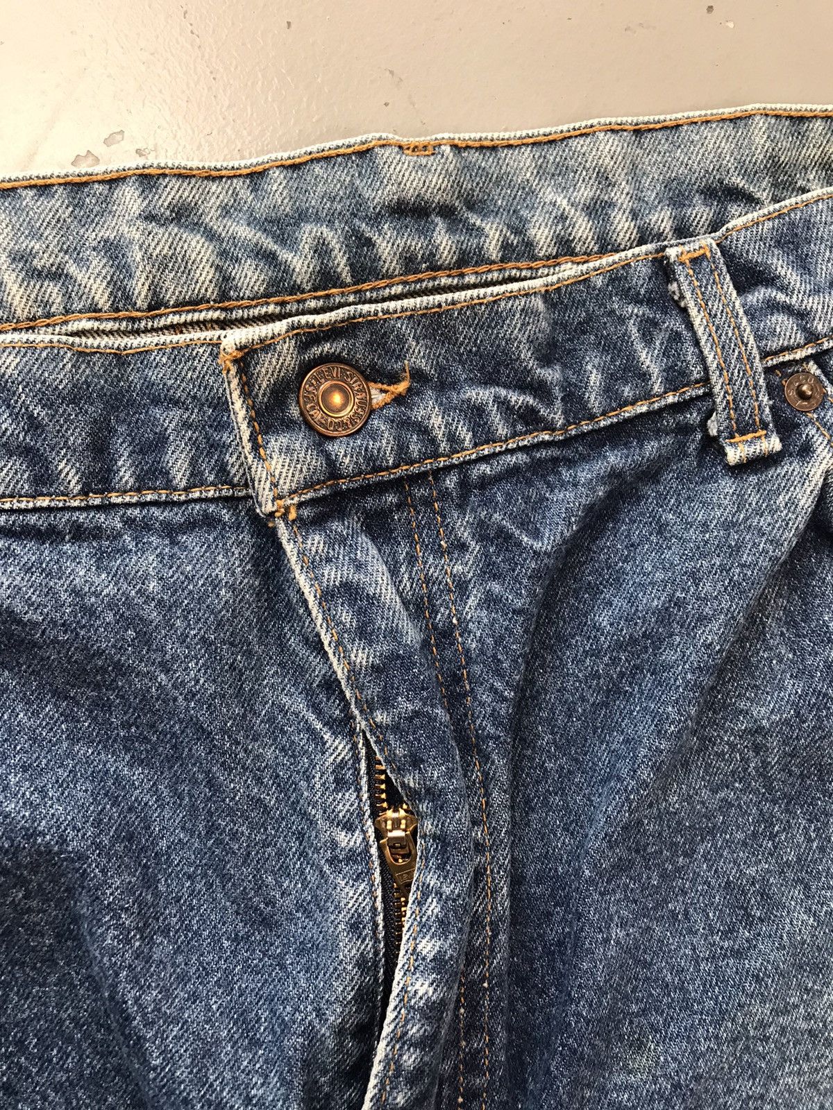 Levi's × Vintage Vintage Levi’s orange tab big size baggy fit denim Size US 42 / EU 58 - 4 Thumbnail