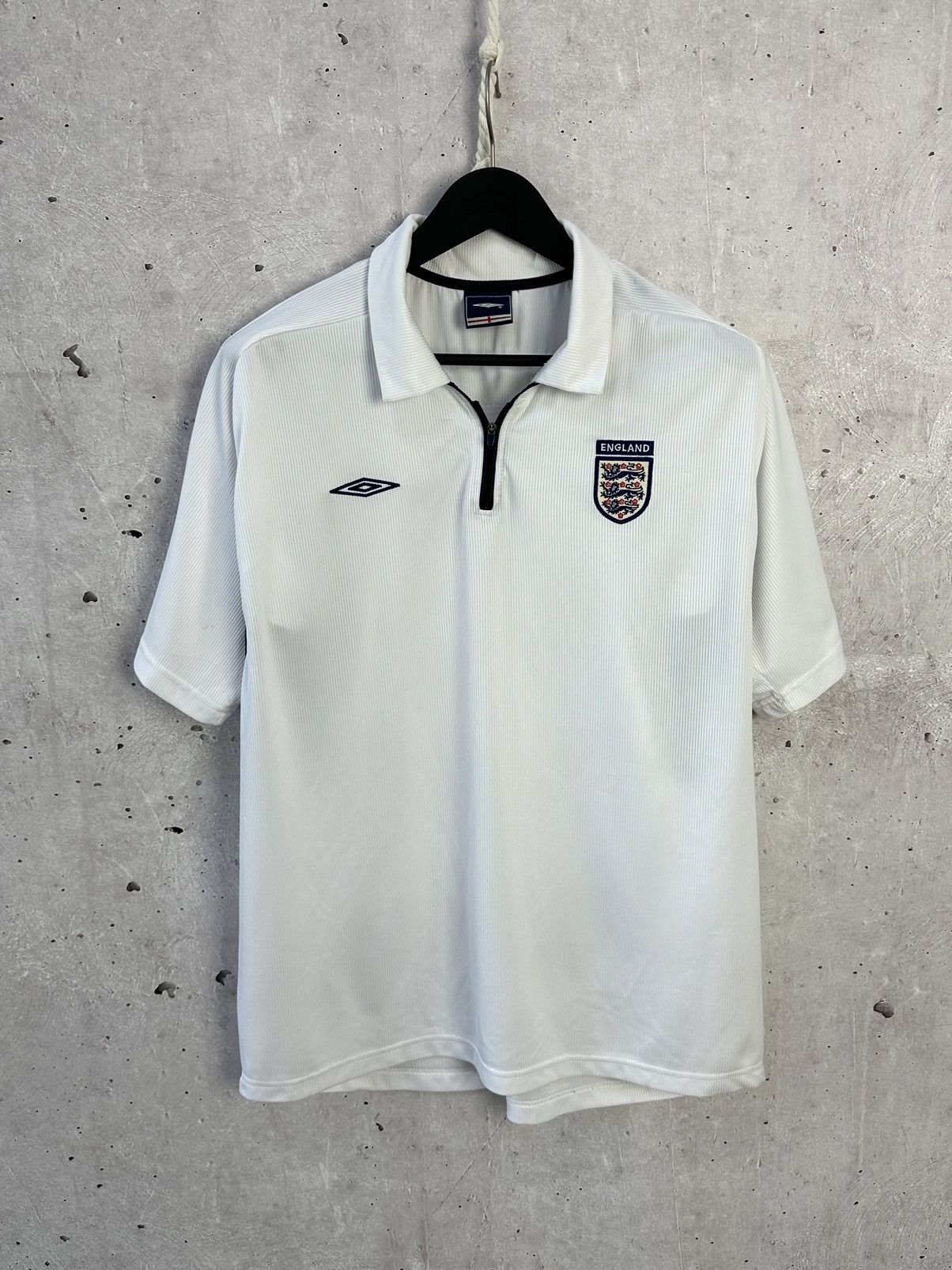 Umbro Vintage Umbro England White Soccer Jersey Size US XL / EU 56 / 4 - 1 Thumbnail