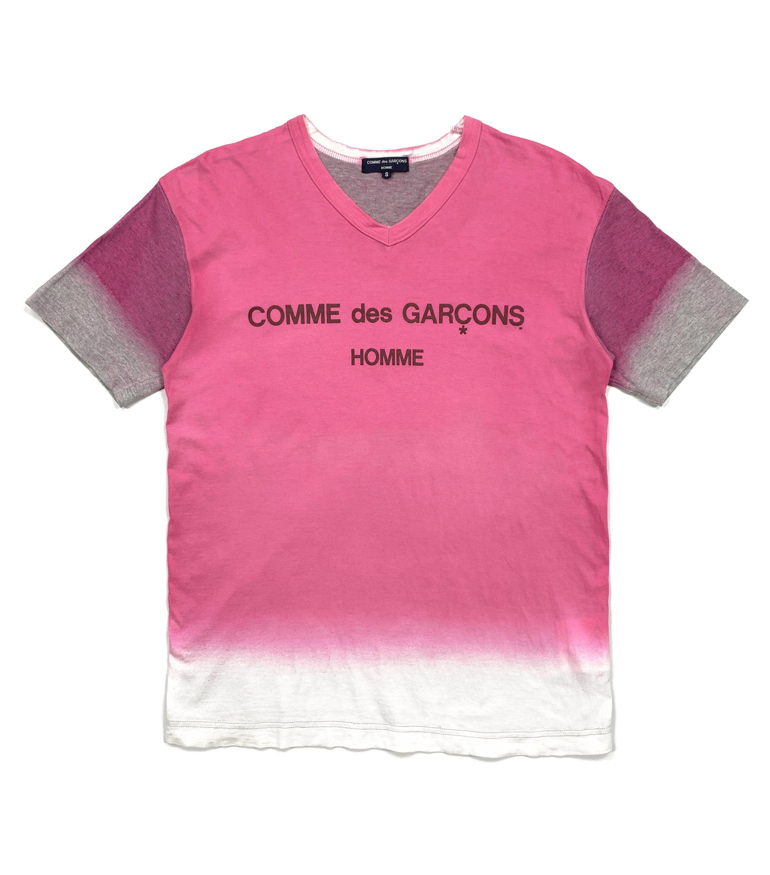 Comme des Garcons Homme Plus 2009 Dip Dyed Logo Tee Size US M / EU 48-50 / 2 - 1 Thumbnail