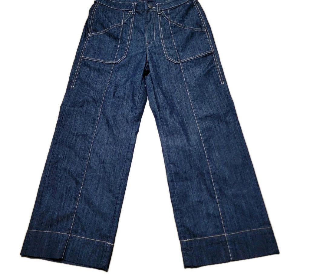 Tommy Hilfiger Tommy Hilfiger Women’s High-Rise Wide-Leg Crop Size 4 Size 27" / US 4 / IT 40 - 4 Thumbnail