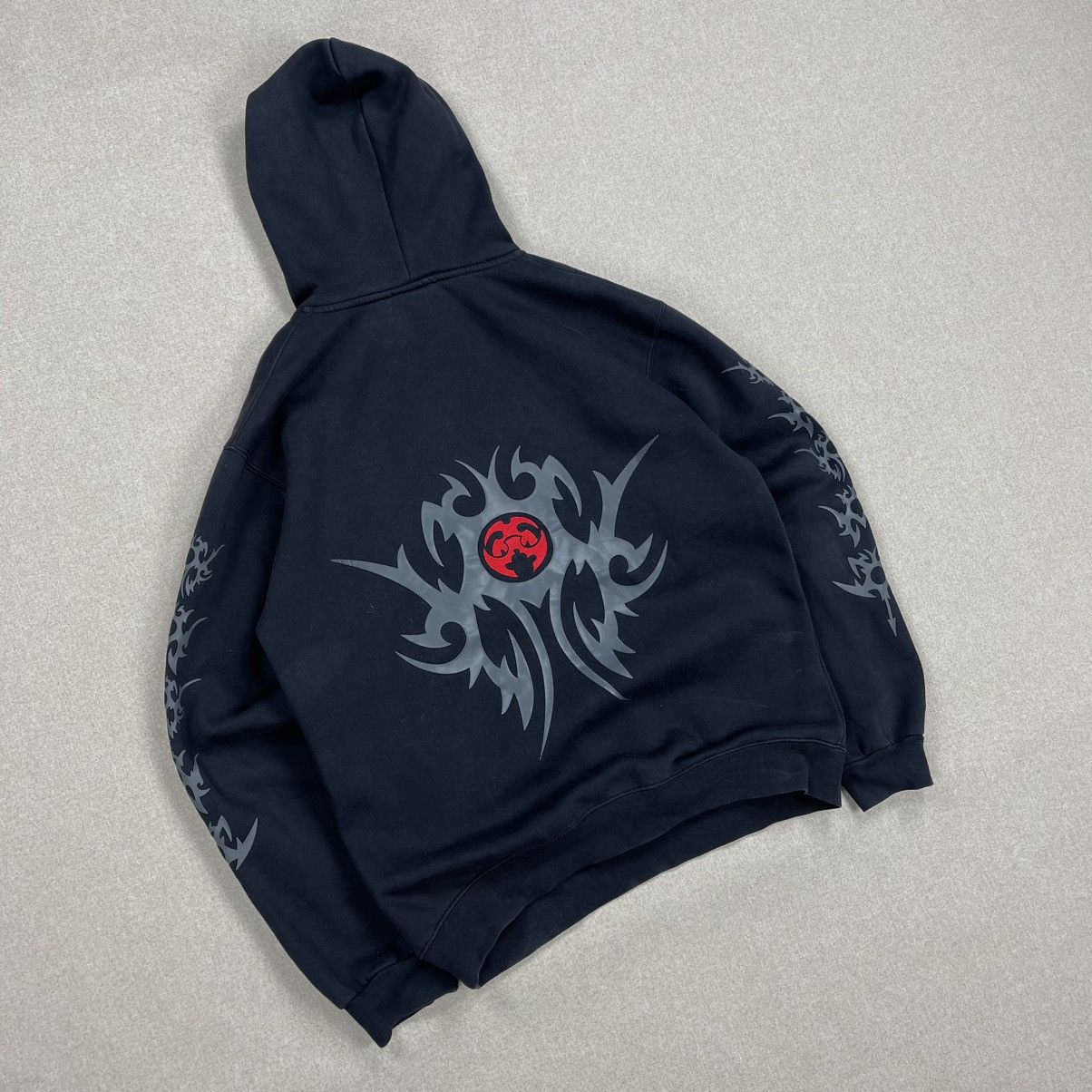 Affliction × If Six Was Nine × JNCO Y2K TRIBAL HOODIE HARDCORE AFFLICTION TYPE Size US L / EU 52-54 / 3 - 6 Thumbnail