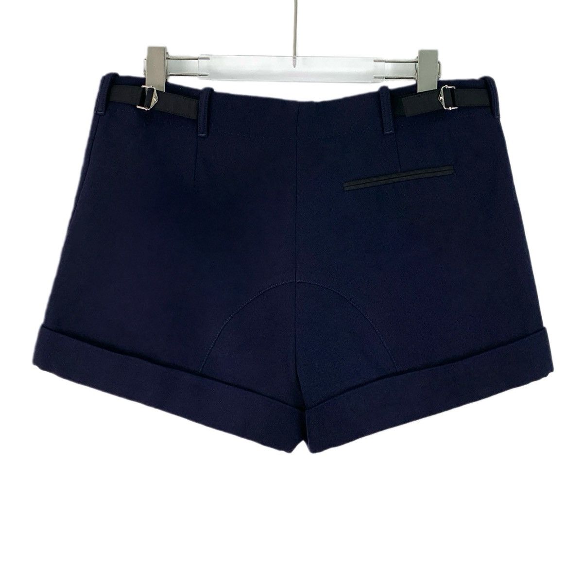 Louis Vuitton Louis Vuitton Dark Blue Wool Casual Shorts K26WX Size 28" / US 6 / IT 42 - 2 Thumbnail