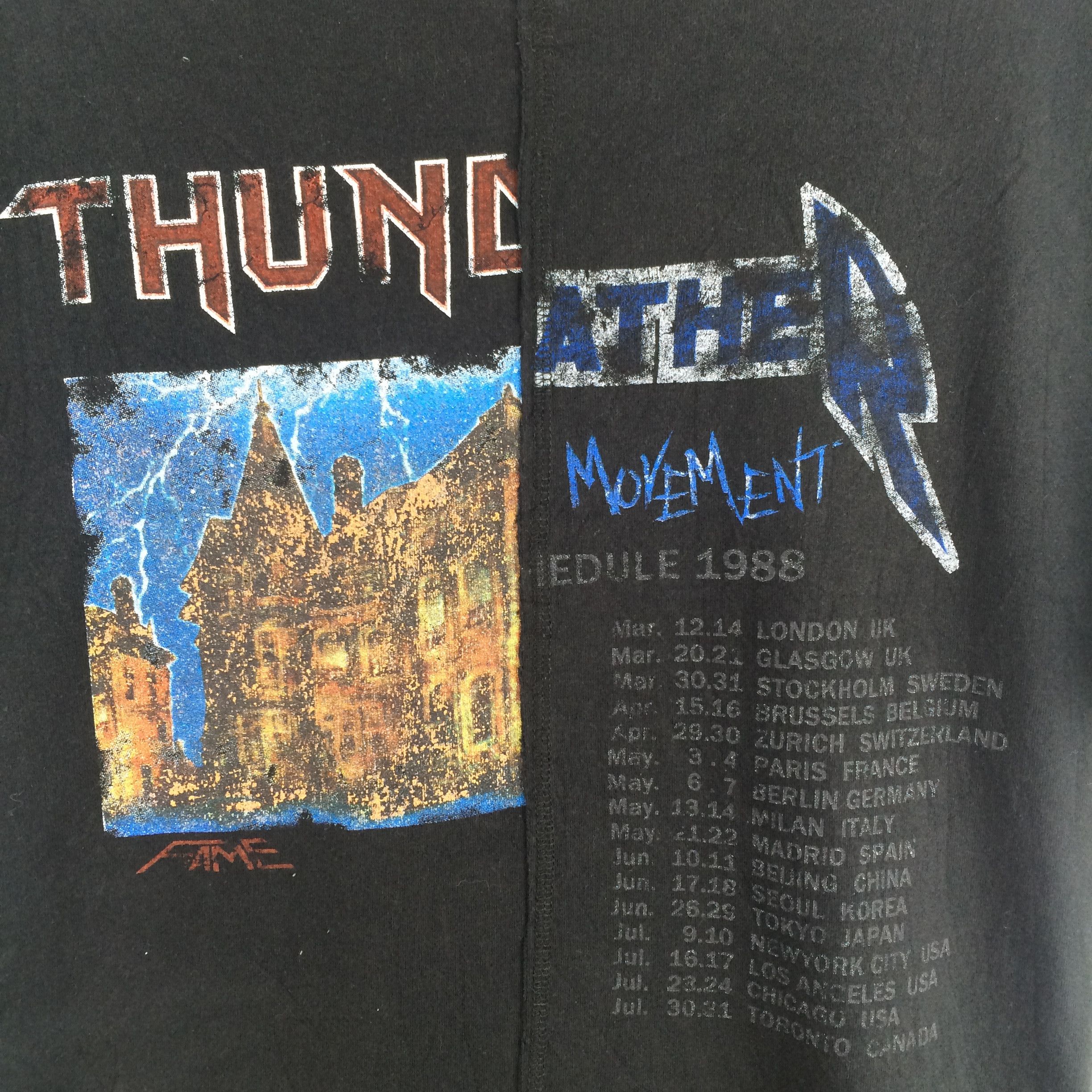 Band Tees × Japanese Brand F21 POWER TO THE PEOPLE X BANDS TOUR BLOUSE Size L / US 10 / IT 46 - 6 Thumbnail
