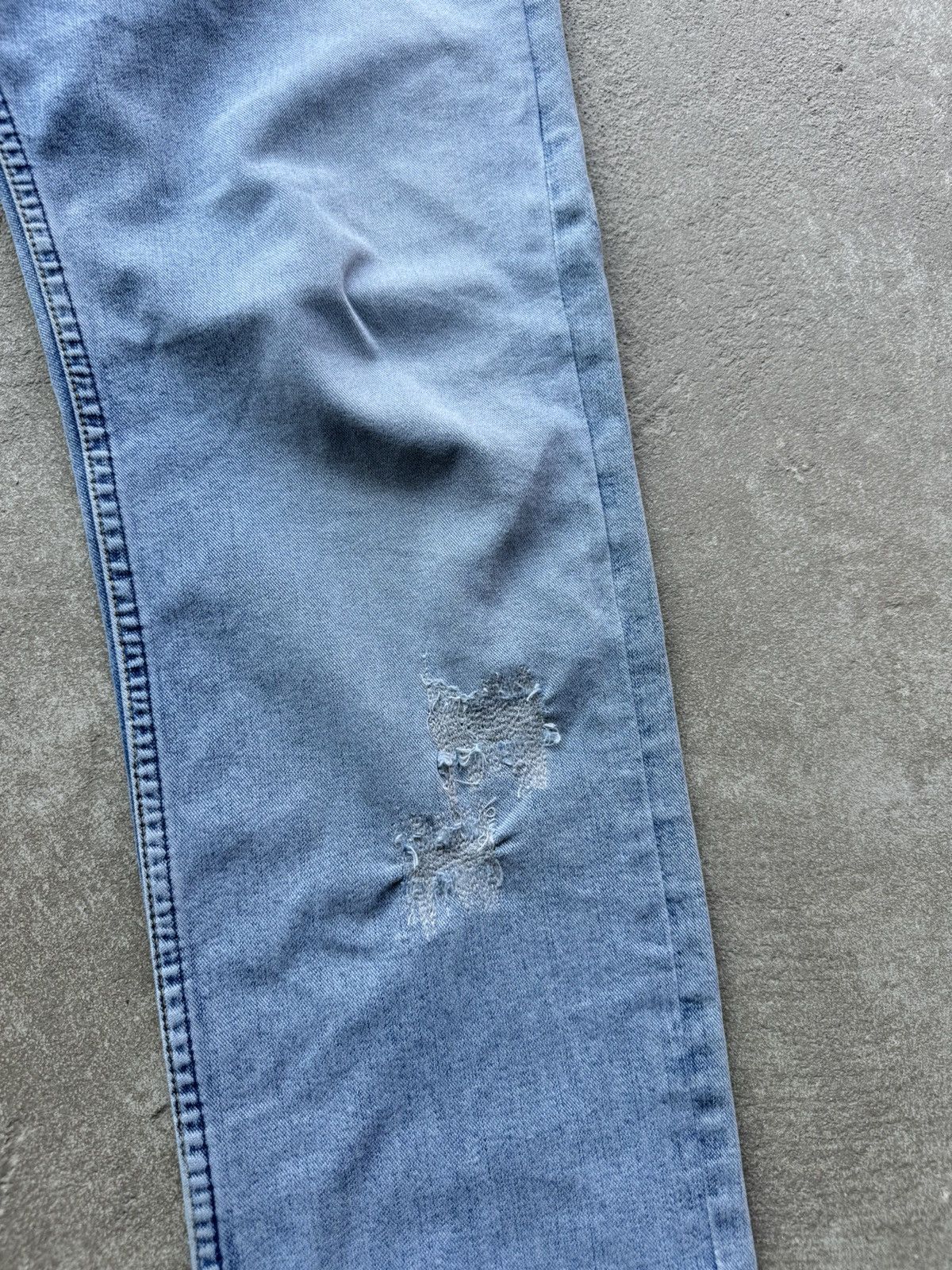Archive Helmut Lang aw1996 distressed denim