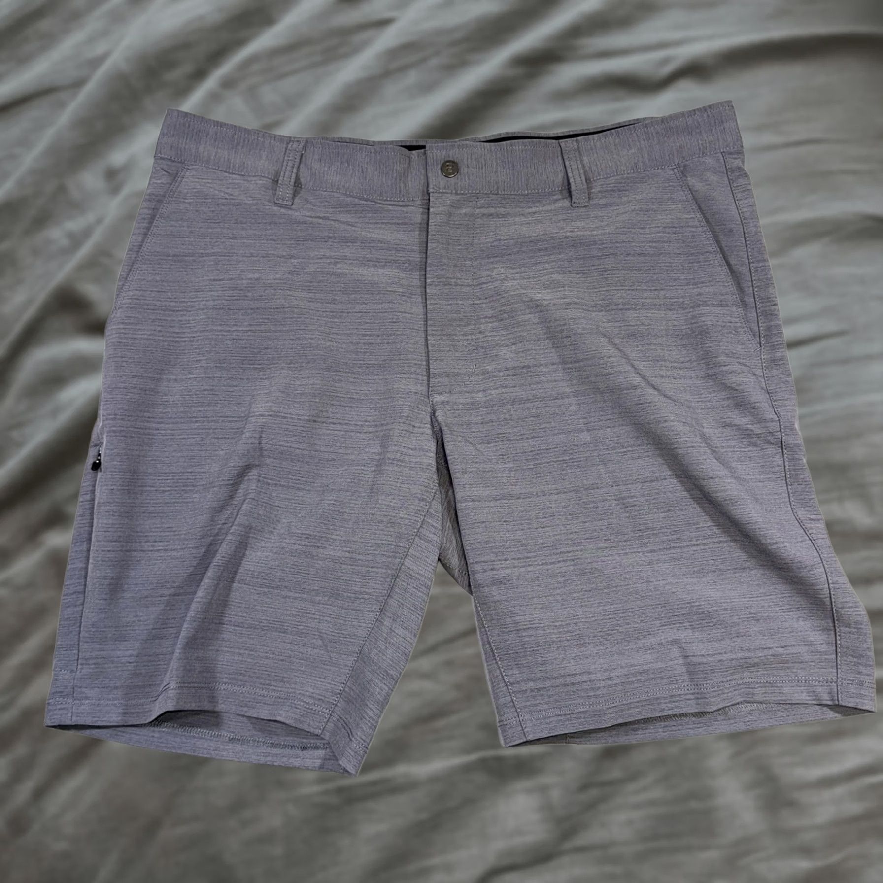 Vintage BYLT Shorts Mens 2XL Gray Kinetic Athletic Golf Casual Stretch Performance Size US 39 - 1 Thumbnail