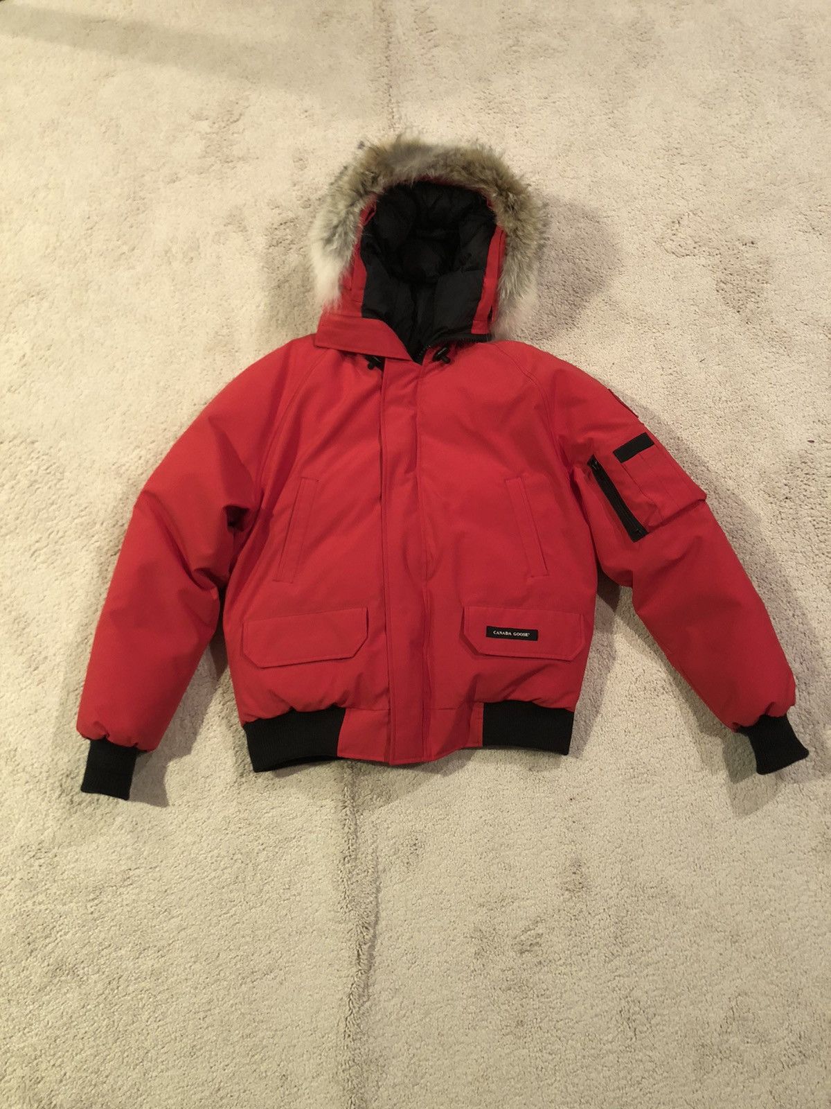 image of Canada Goose Chilliwack Bomber Heritage Red, Men's (Size Medium)