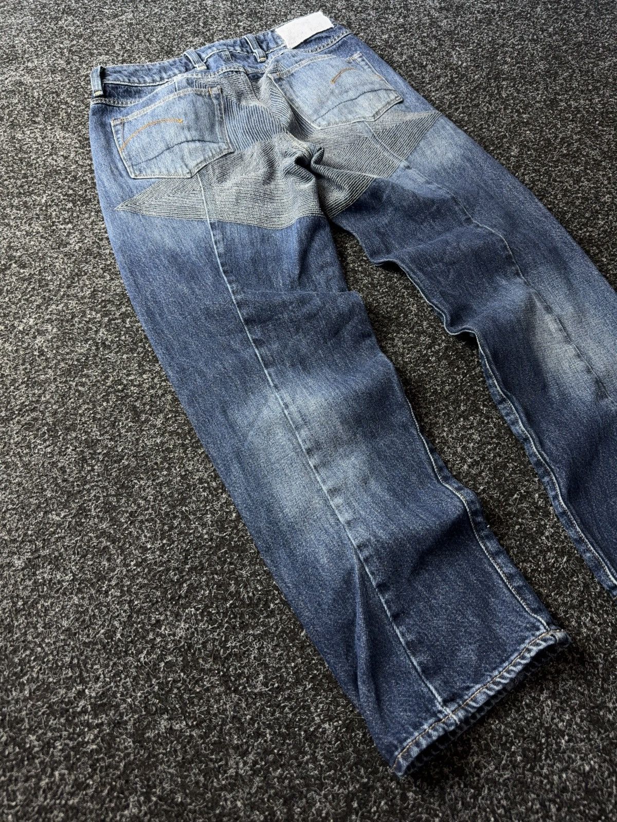 G-Star Vintage Retro Y2K 00s G-Star RAW Denim pants Jeans Size 27" / US 4 / IT 40 - 10 Thumbnail