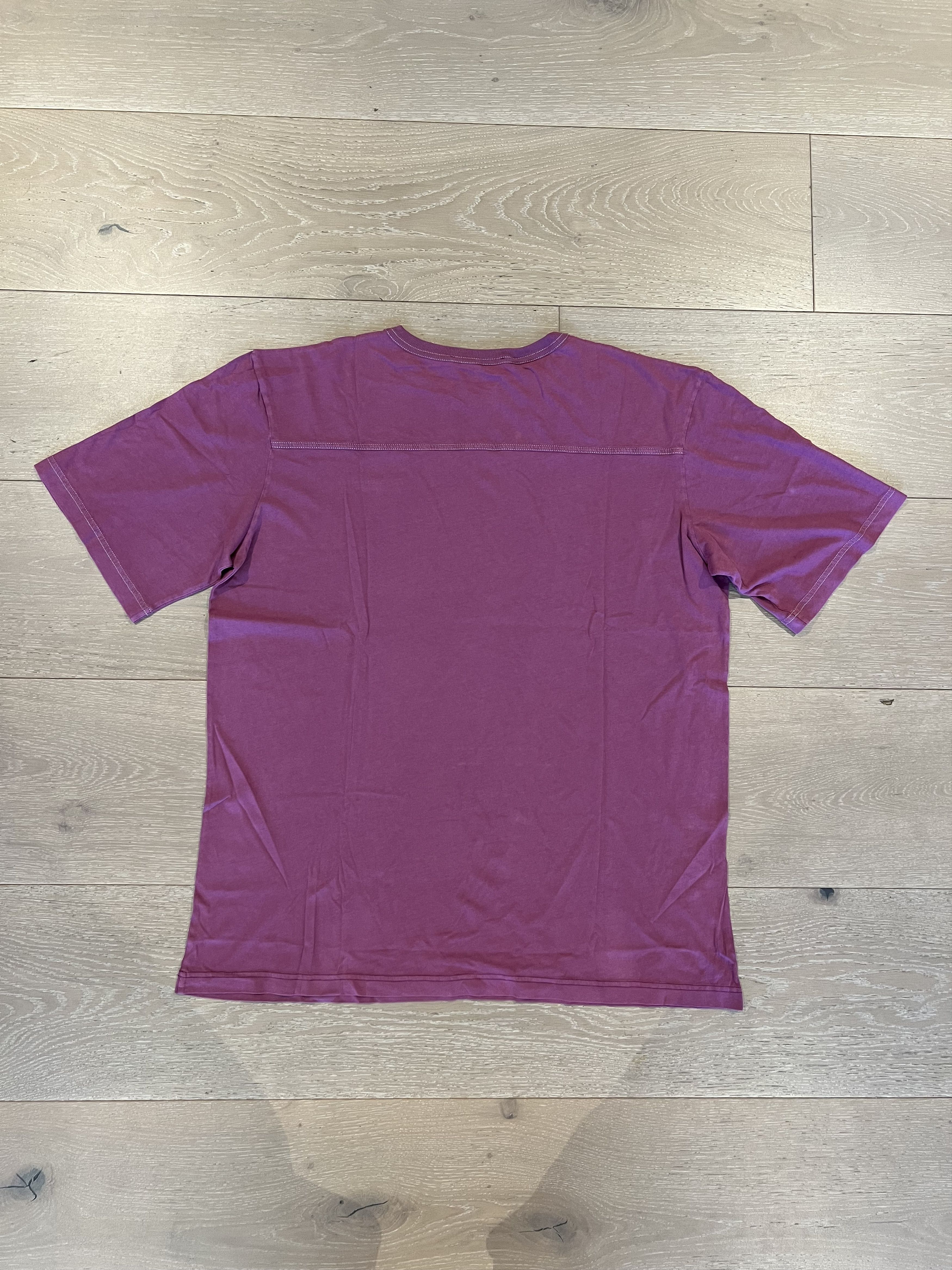 Acne Studios 💚 Acne Studios Embroidered Burgundy T-Shirt Large NEW Size US L / EU 52-54 / 3 - 2 Thumbnail