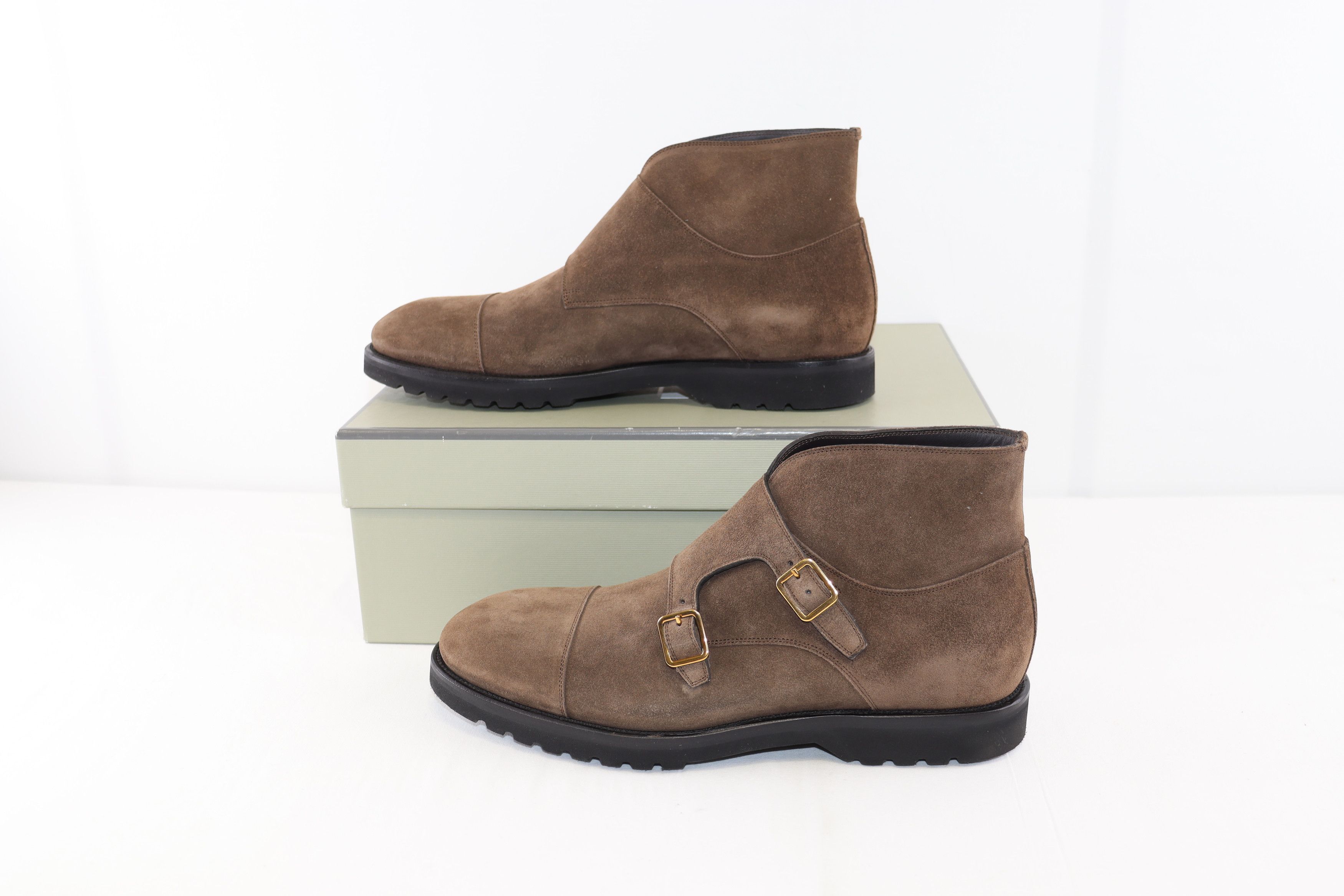 Tom Ford o1rshd1 Informal Monk Strap Boots in Brown Size US 11 / EU 44 - 10 Thumbnail
