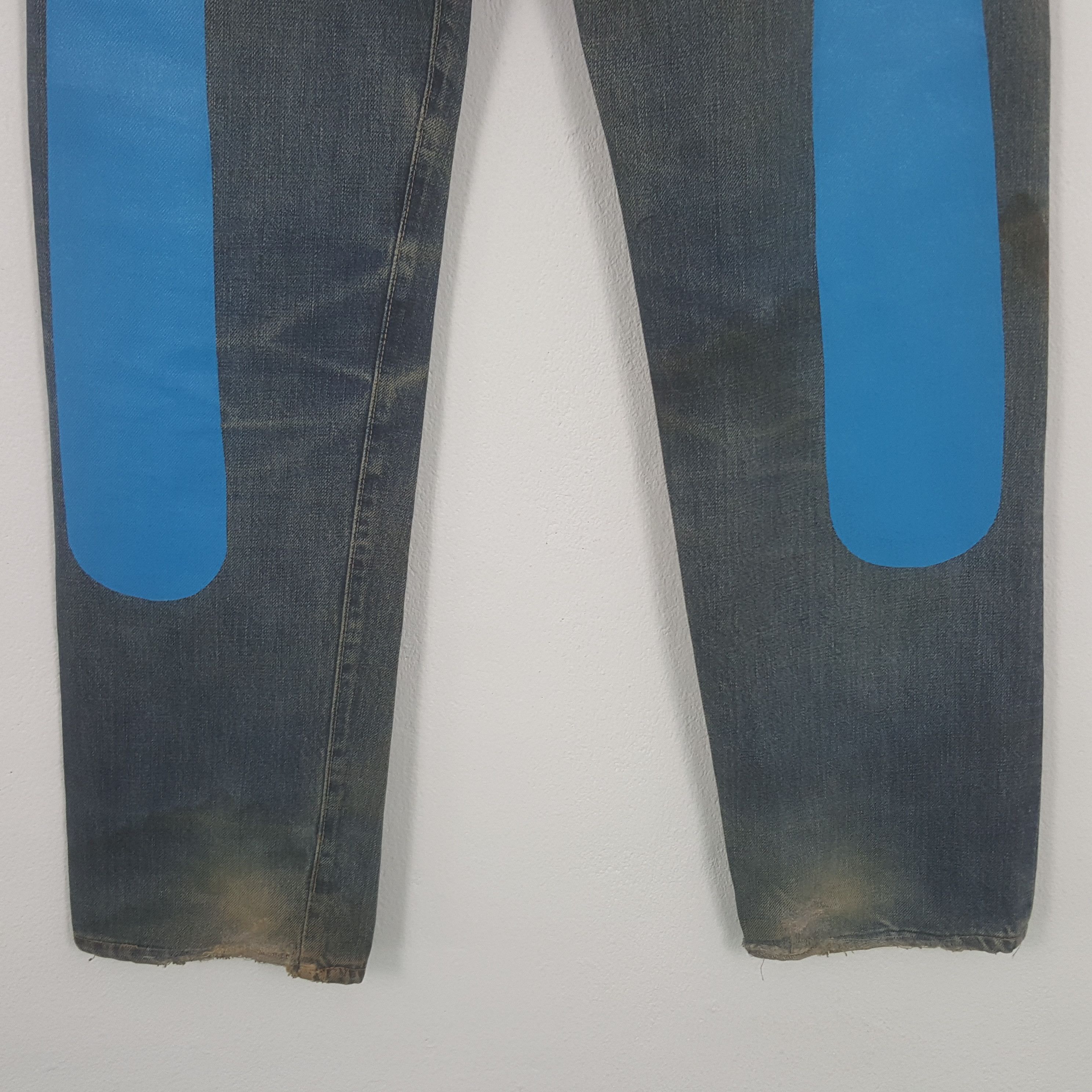 Evisu Vintage Evis Japanese Brand Daicock Custom Art Denim Jeans Size US 27 - 3 Thumbnail