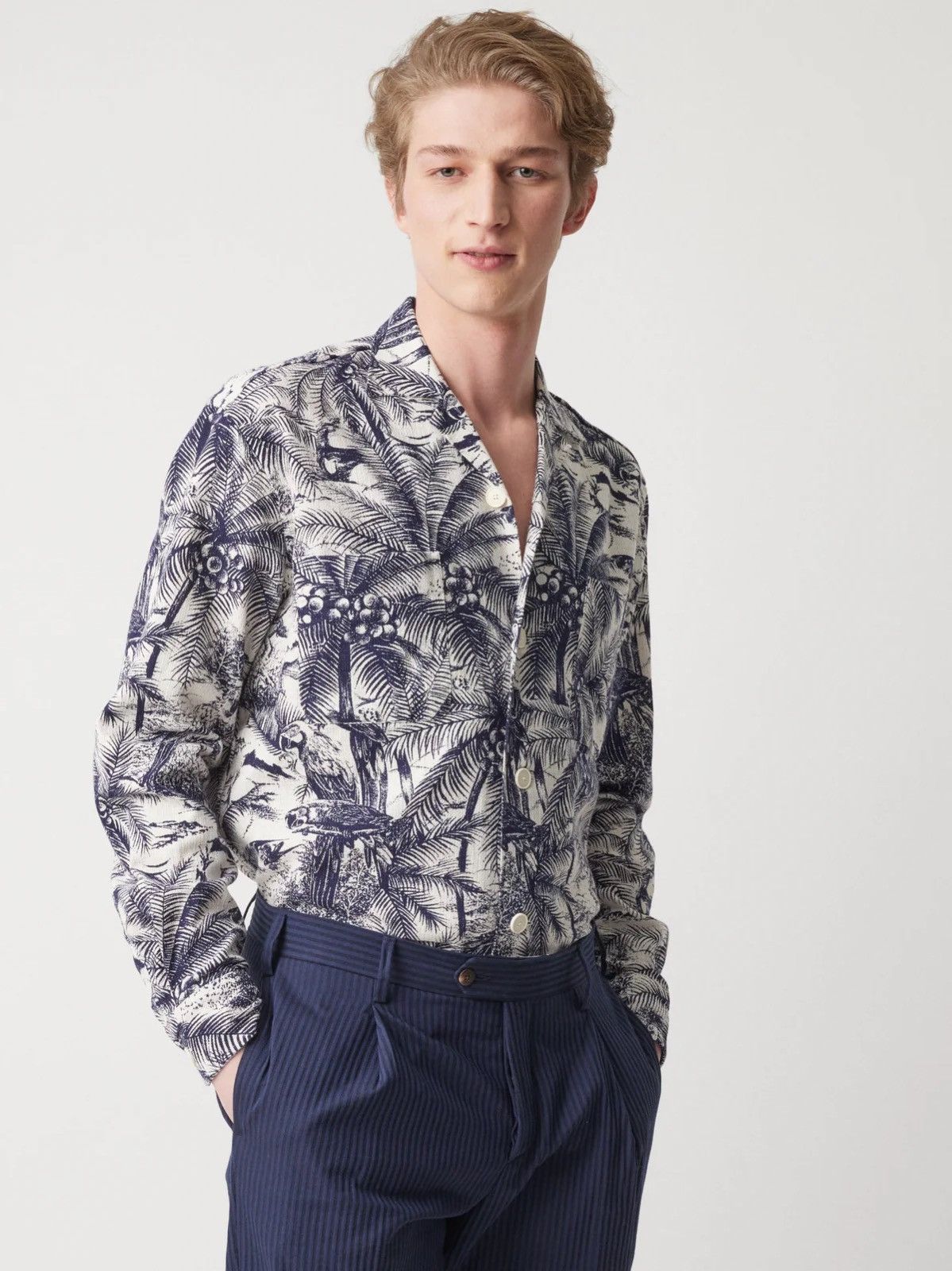 Doppiaa Doppiaa Aabba printed overshirt Size US M / EU 48-50 / 2 - 2 Thumbnail