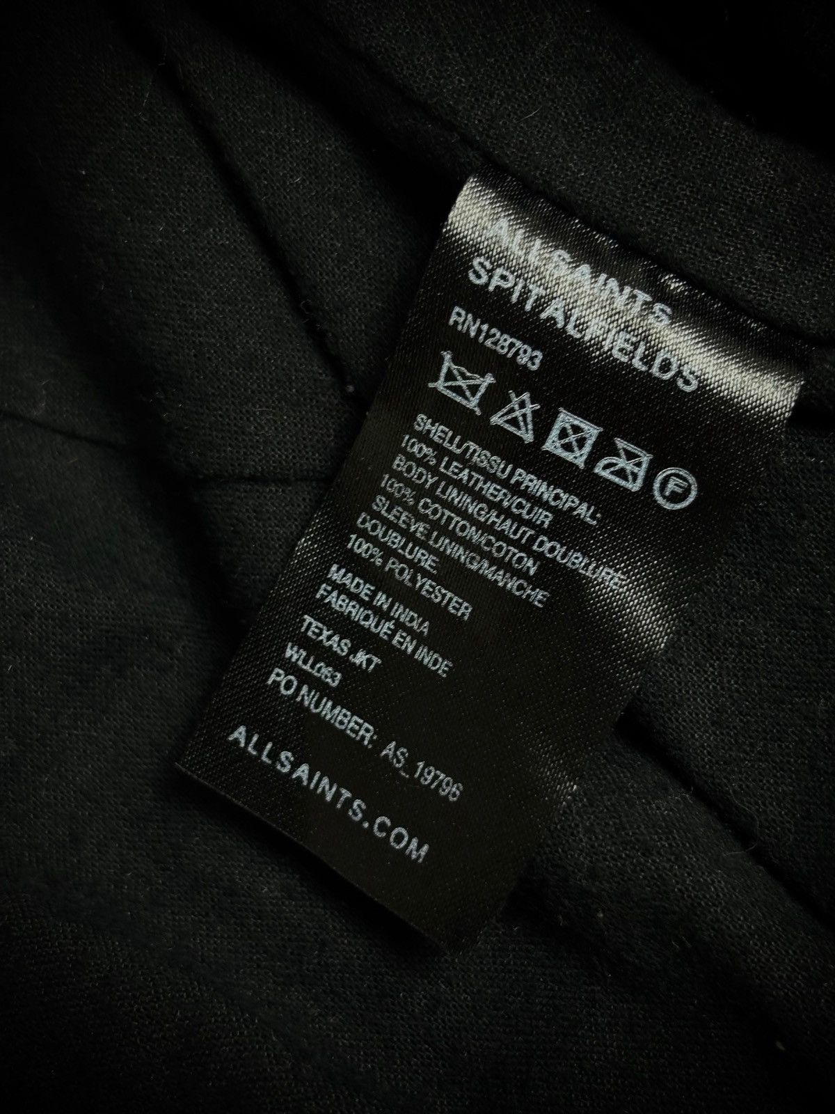 Rick Owens Style Asymmetric Archive Lambskin Leather Jacket
