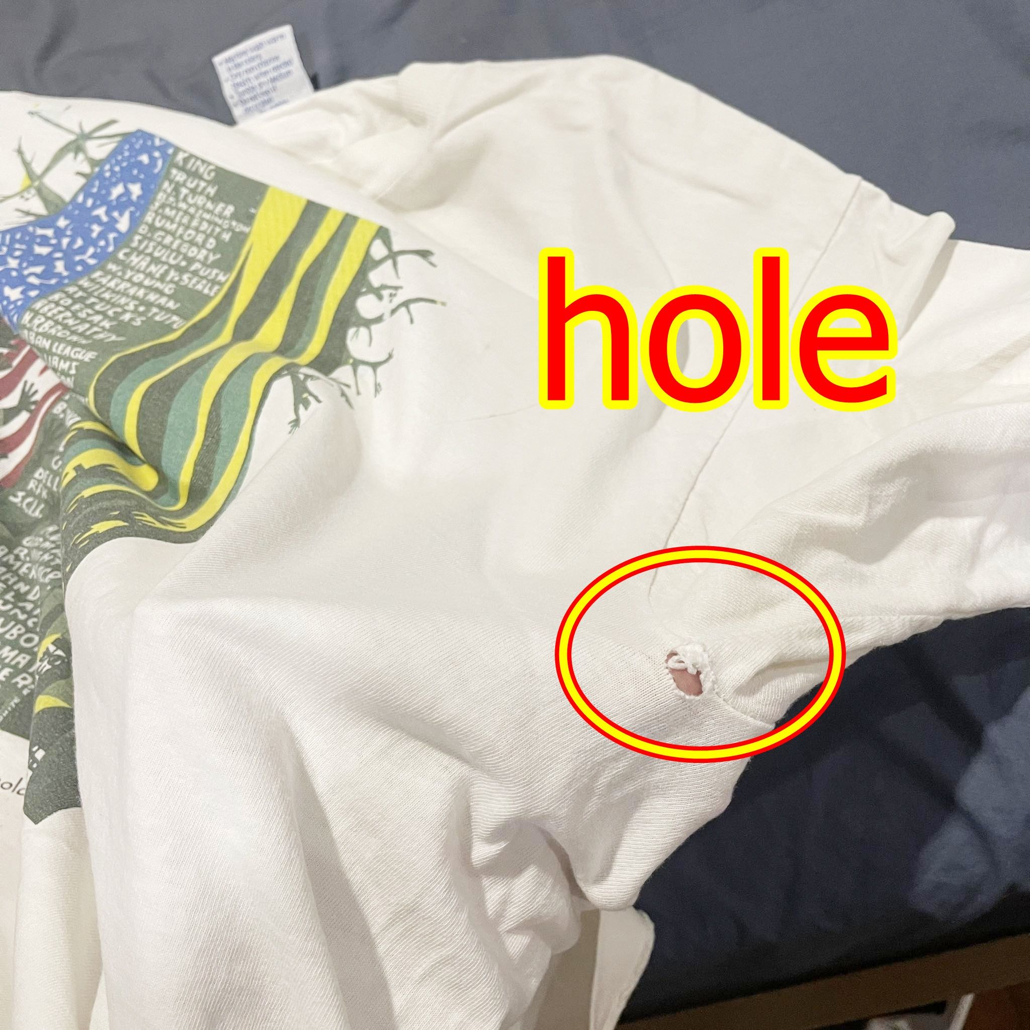 Vintage Vintage 90s Freedom Tree II Arnold White Shirt Size US XL / EU 56 / 4 - 7 Thumbnail