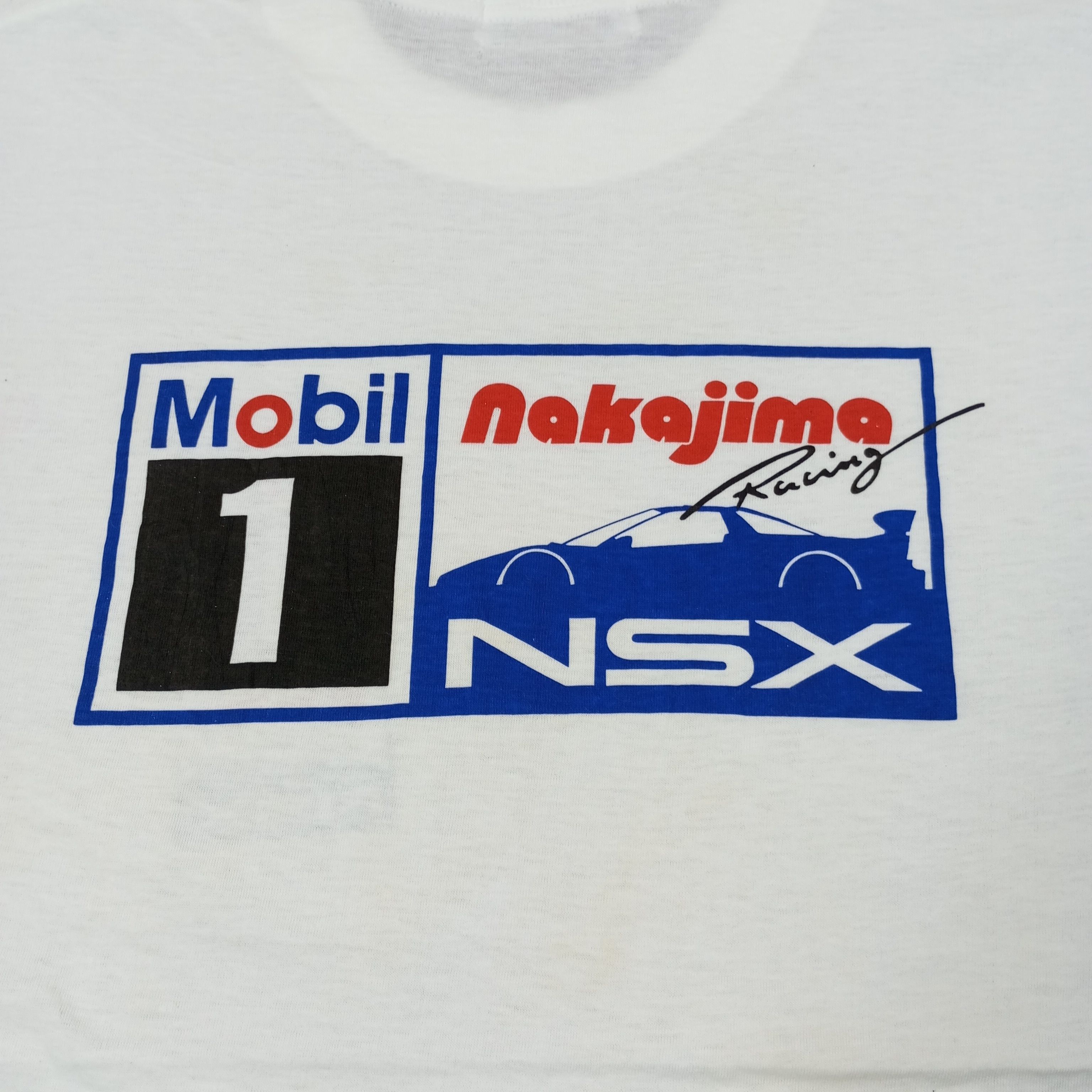 Japanese Brand Mobil 1 Nakajima NSX Motorsports Tshirt c239n39 Size US M / EU 48-50 / 2 - 2 Thumbnail