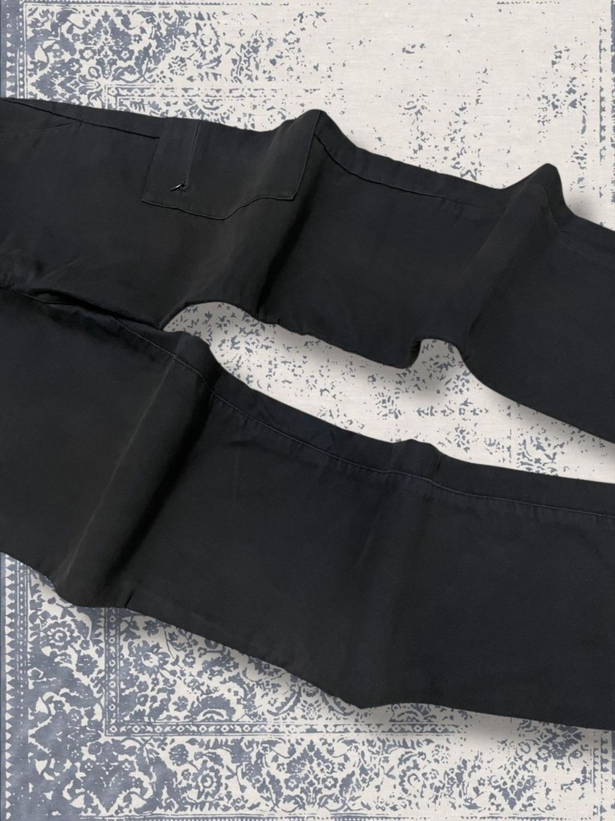 Yohji Yamamoto Vintage 1990s Designer Japan Yohji Yamamoto Suede Cargo Pant Size US 29 - 6 Thumbnail