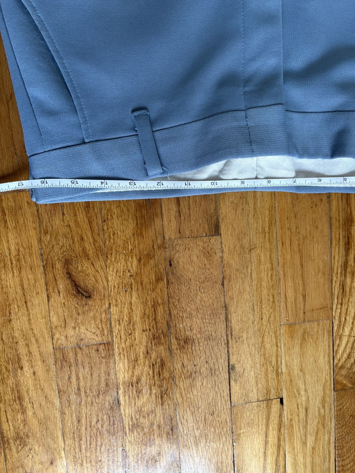 Vintage Light Blue Flared Trousers – Size 32, Retro Tailored Fit Size US 32 / EU 48 - 4 Thumbnail