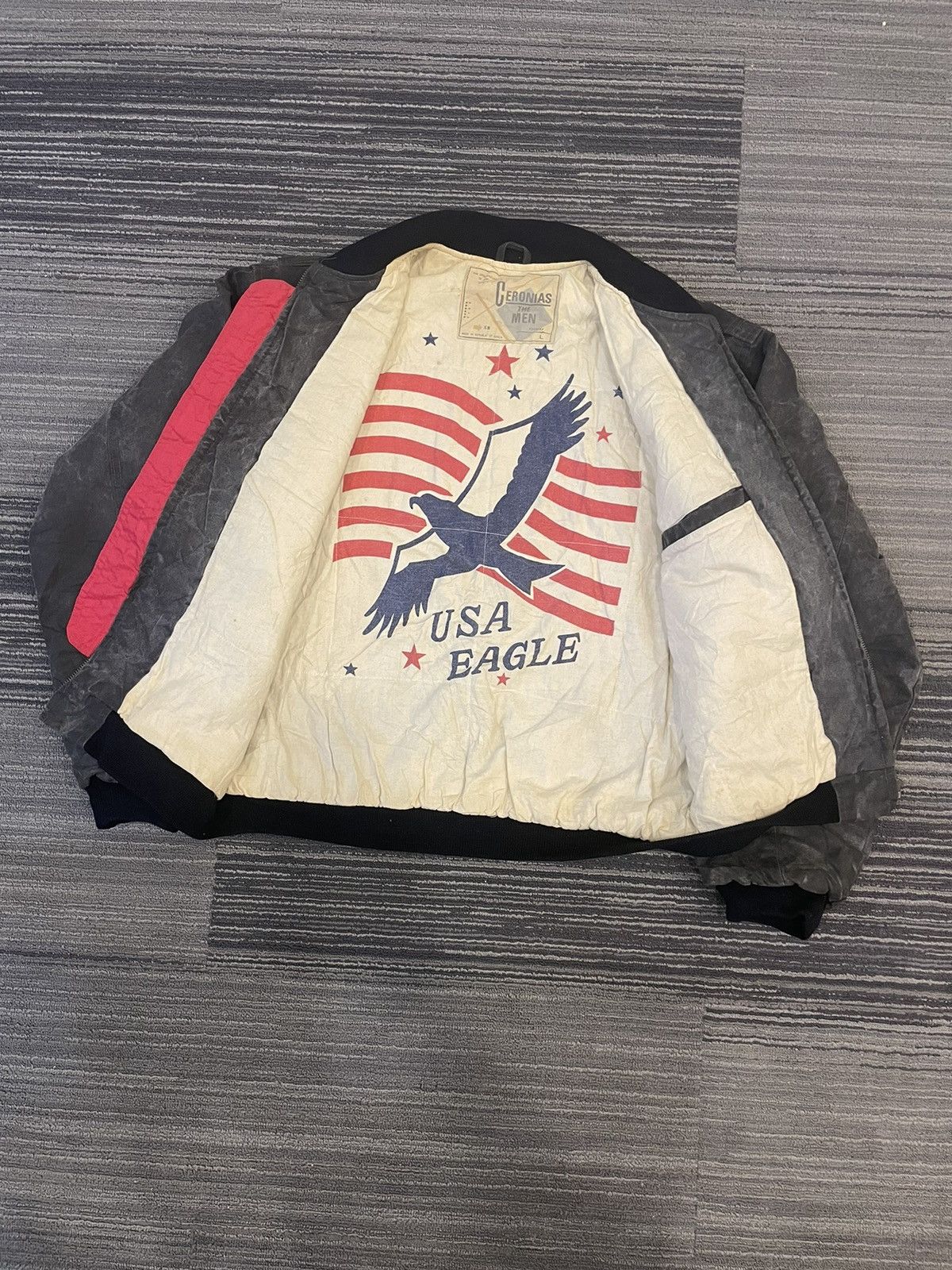 Vintage Bomber Jacket Cool heat Size US L / EU 52-54 / 3 - 1 Thumbnail
