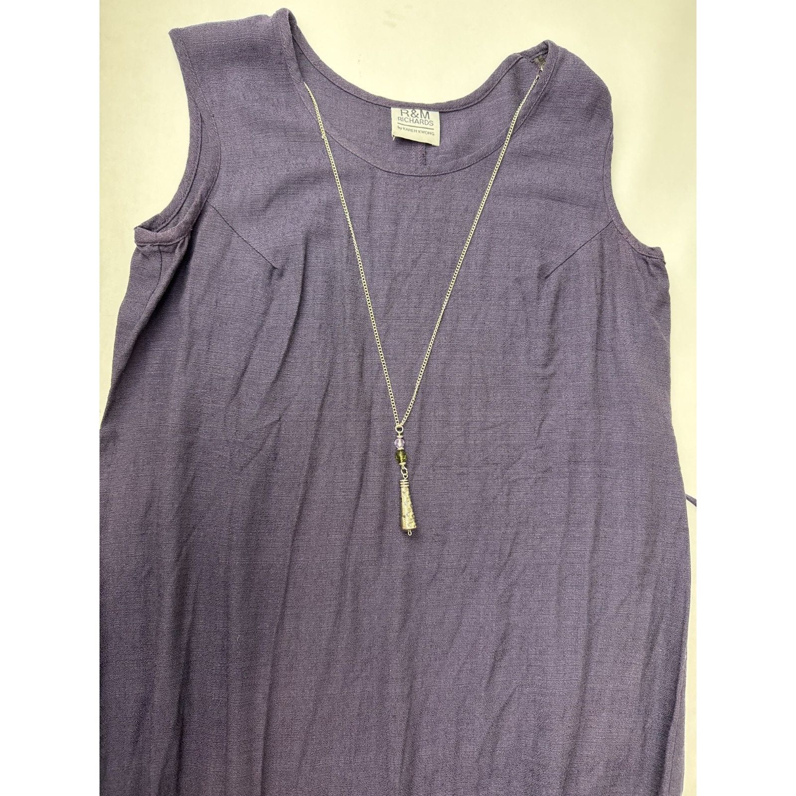 Other Vintage 90s R&M Richards Maxi Dress Witchy Purple Sm Size S / US 4 / IT 40 - 3 Thumbnail