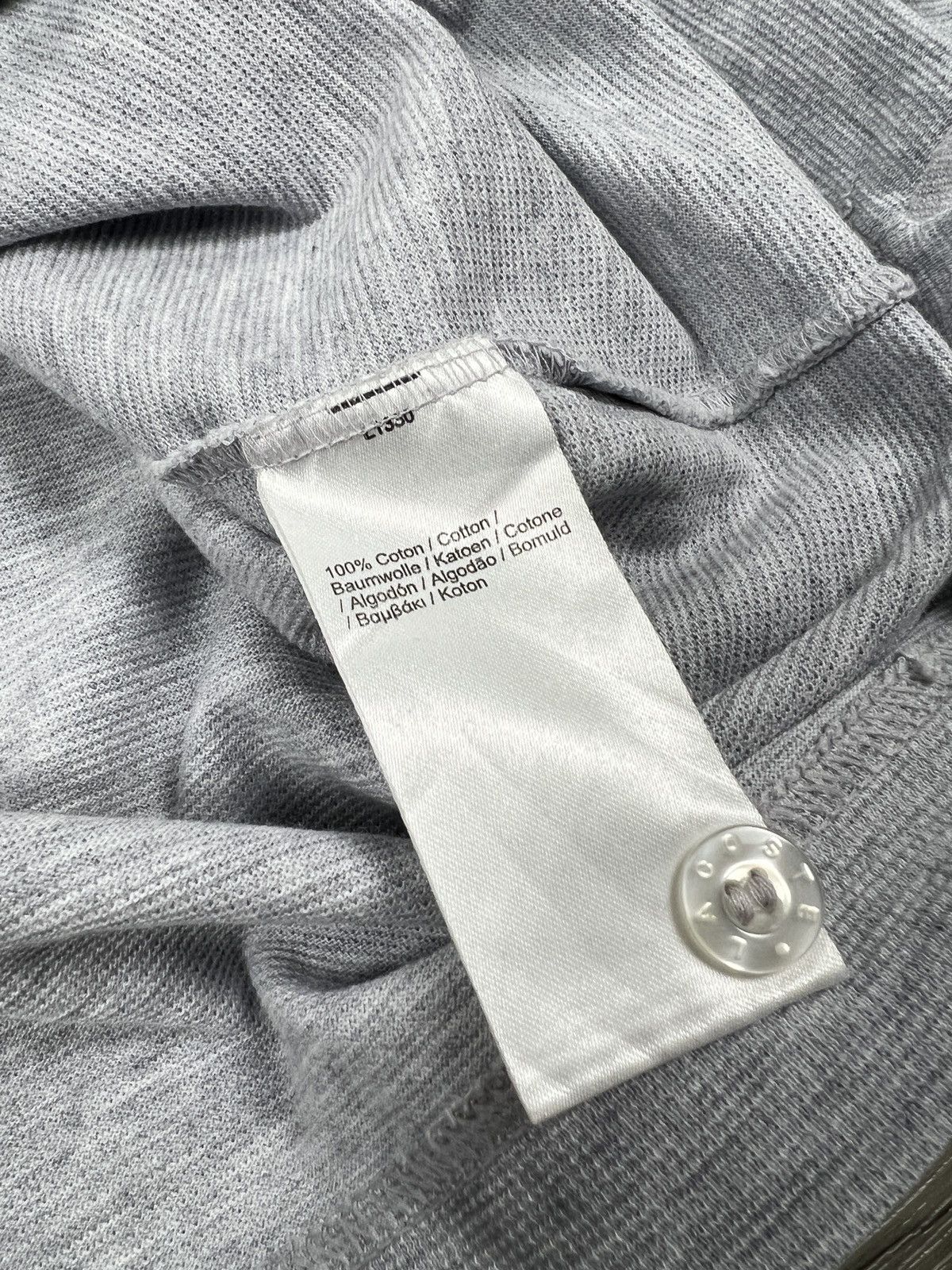 Lacoste Men's Lacoste polo shirt with long sleeves gray Men’s Size M Size US M / EU 48-50 / 2 - 5 Thumbnail