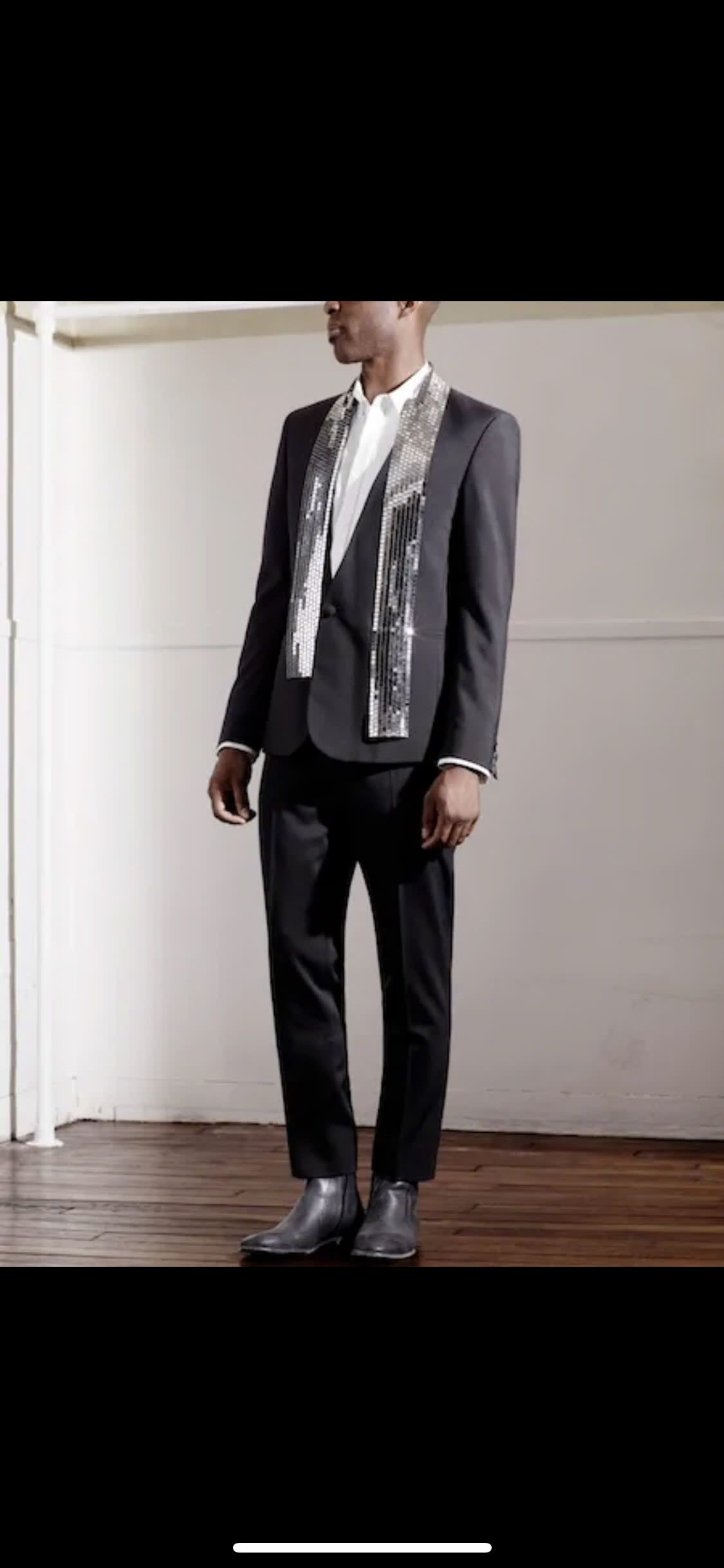 Maison Margiela Maison Margiela x HM Mirror ball tuxedo jacket Size 46S - 9 Thumbnail