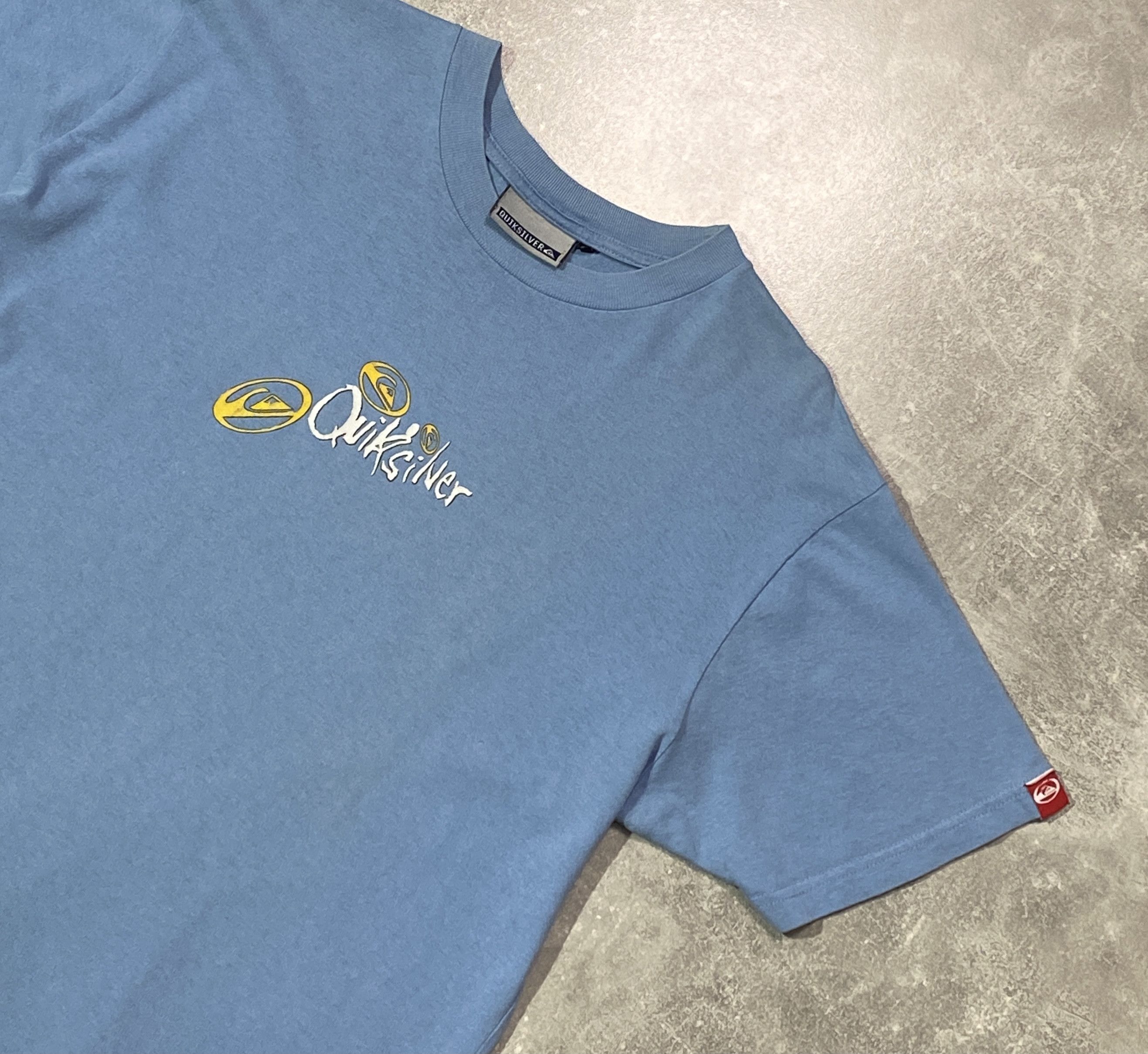 Quiksilver Vintage 00s Quiksilver retro surfing T-shirt Size US L / EU 52-54 / 3 - 1 Thumbnail