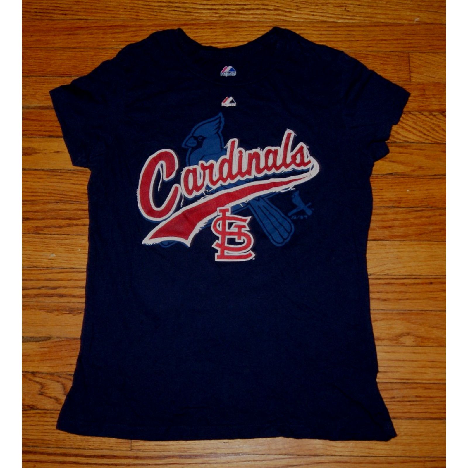 Majestic St Louis Cardinals Majestic Womens L TShirt Graphic Print! Size L / US 10 / IT 46 - 1 Thumbnail