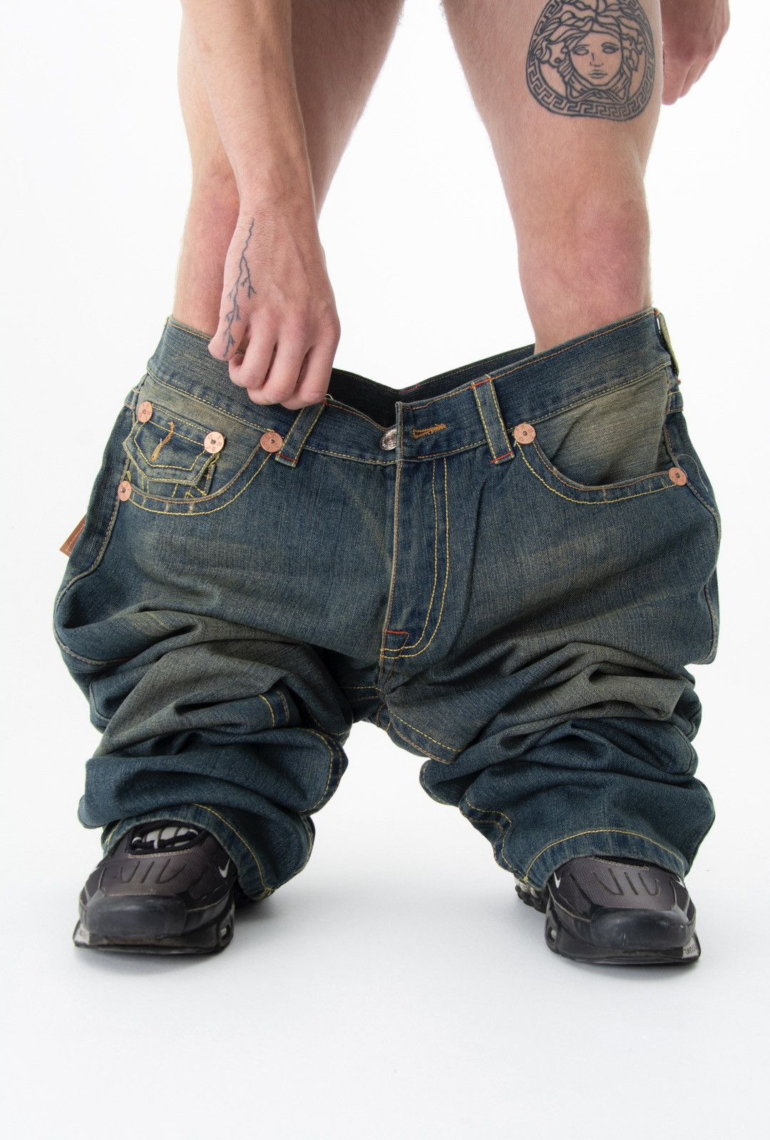 True Religion × Vintage 1New True Religion Jeans Denim faded pants y2k hype Size US 38 / EU 54 - 2 Thumbnail